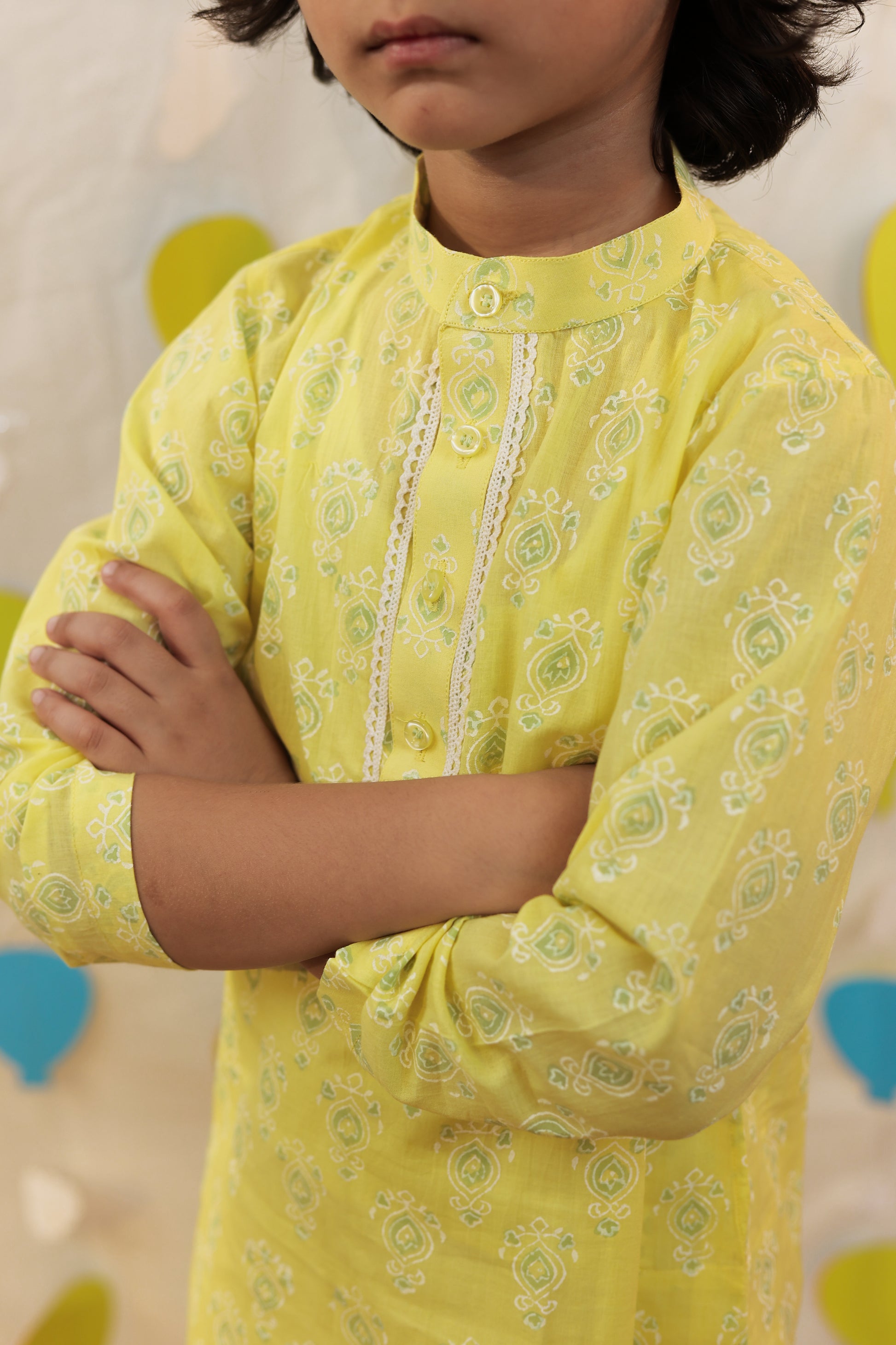 Yellow kurta set