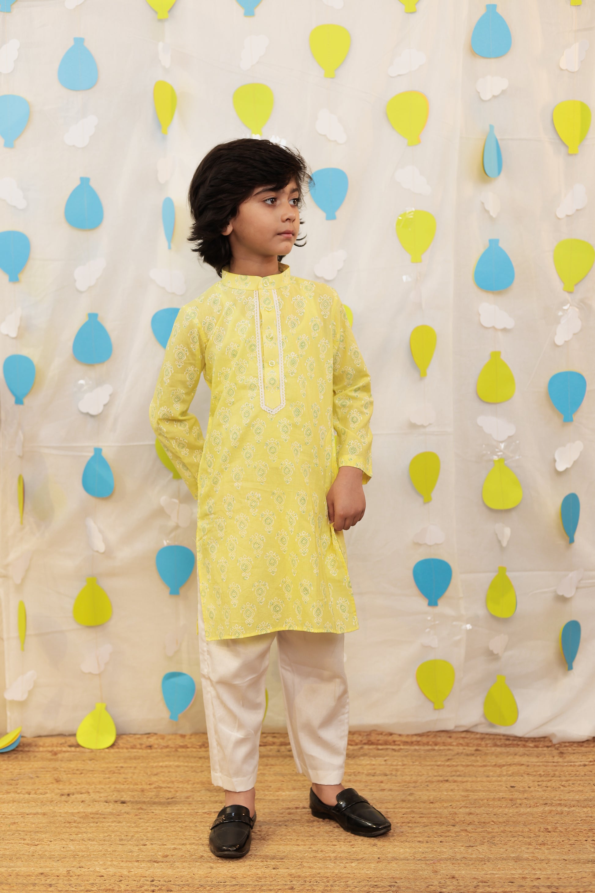 Yellow kurta set