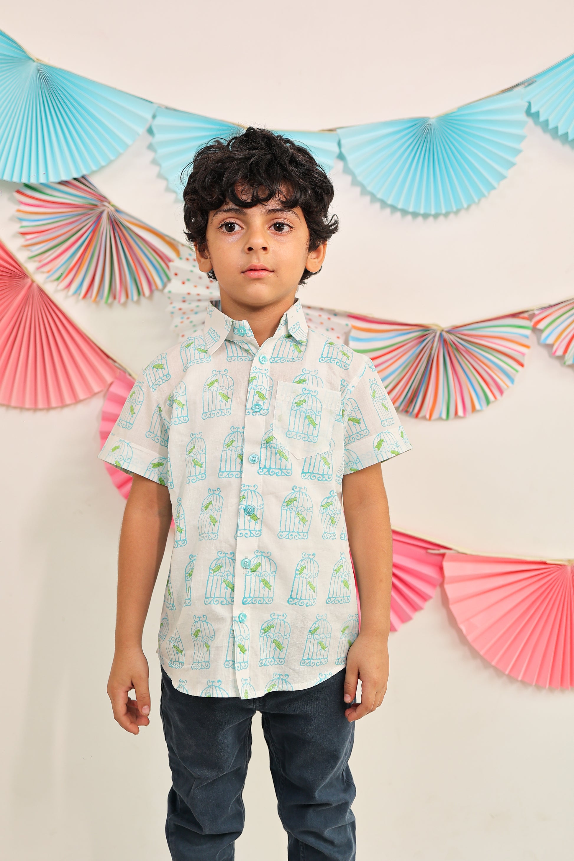 White bird shirt