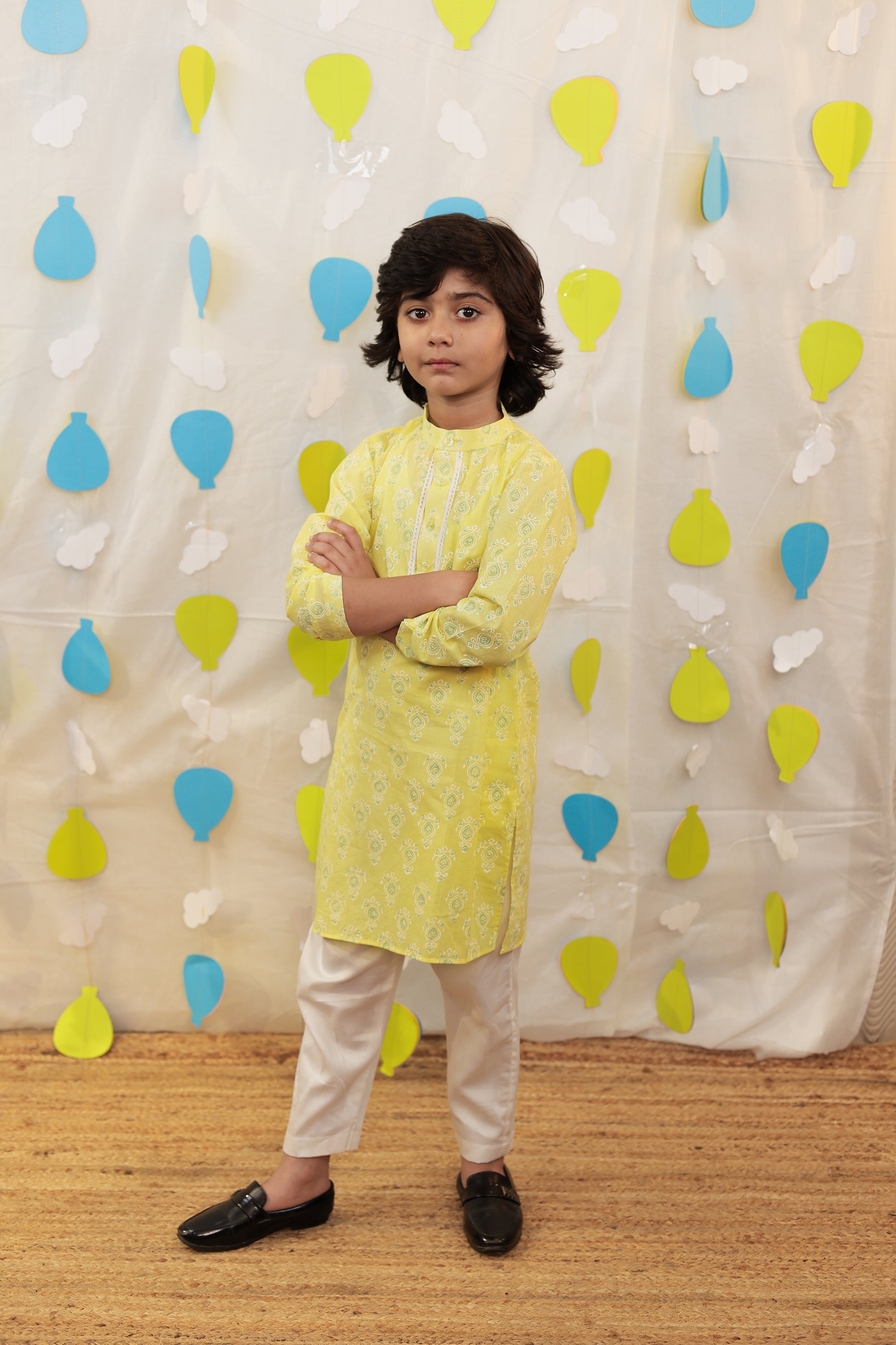 Yellow kurta set
