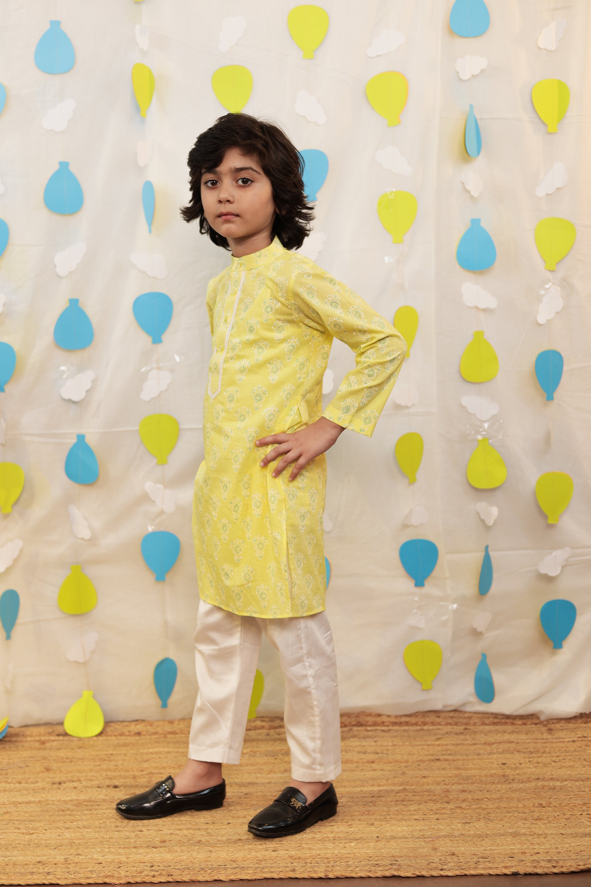 Yellow kurta set