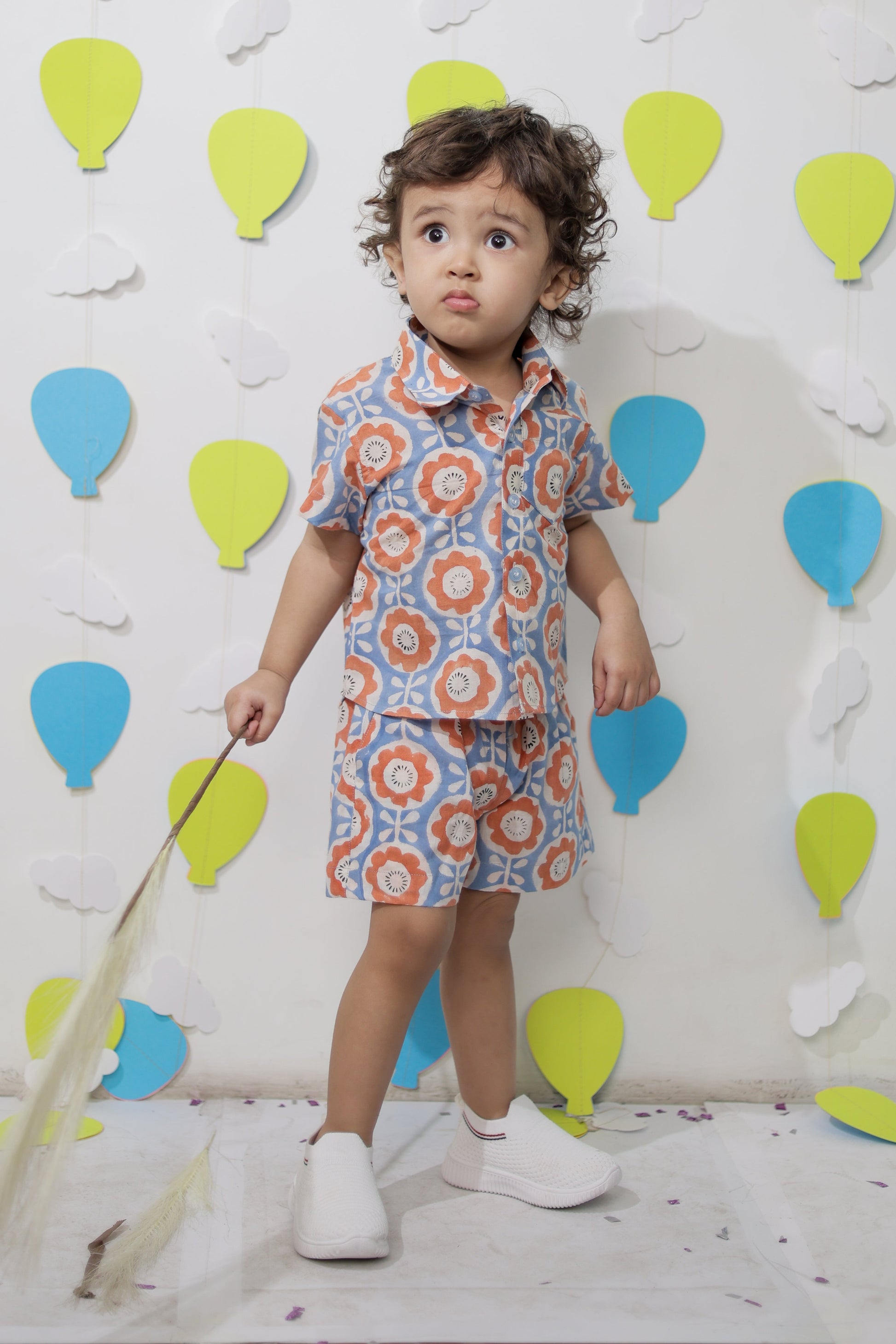Blue Orange Co-ord set