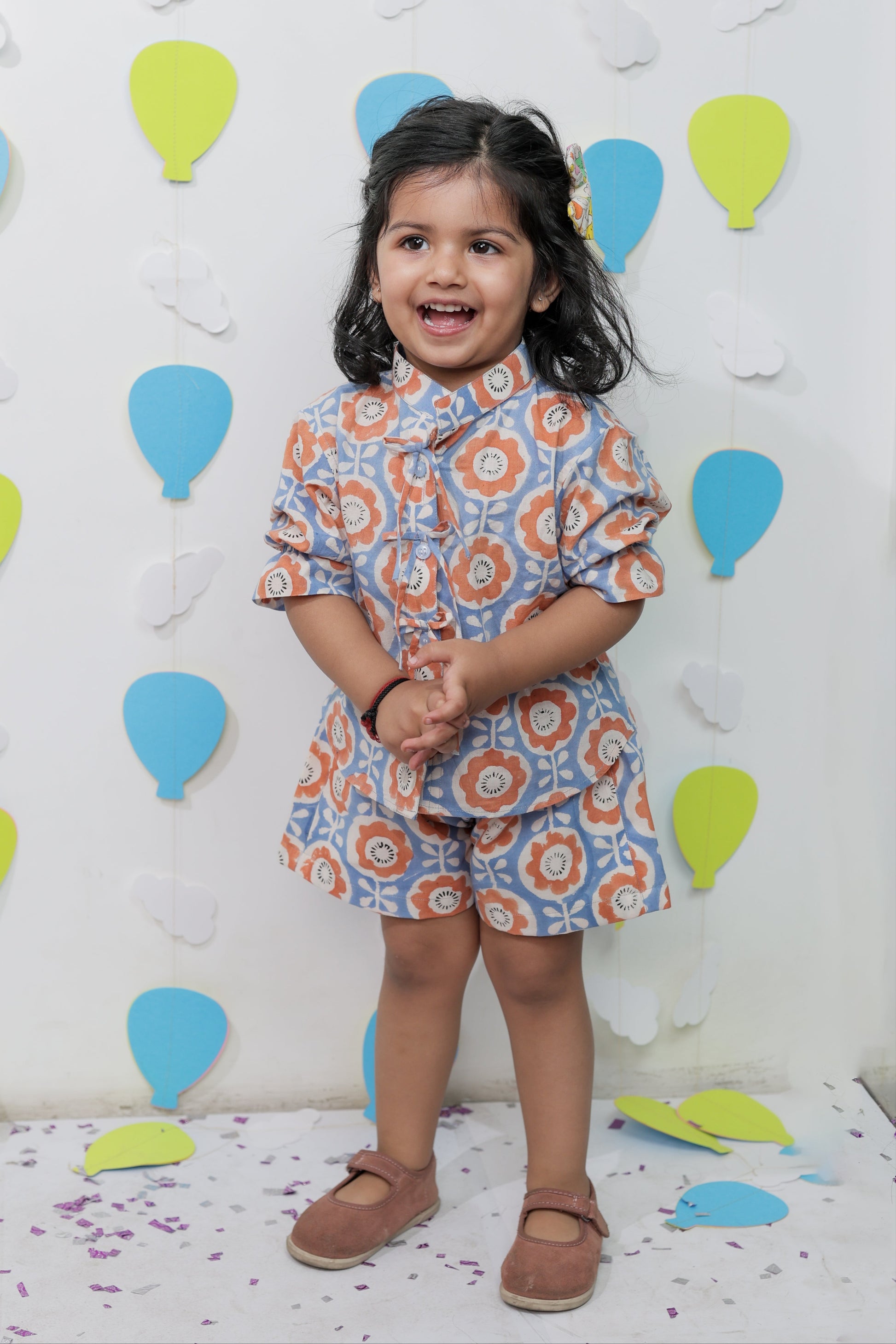 Blue Orange Co-ord set
