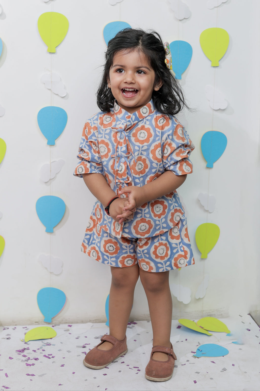 Blue Orange Co-ord set