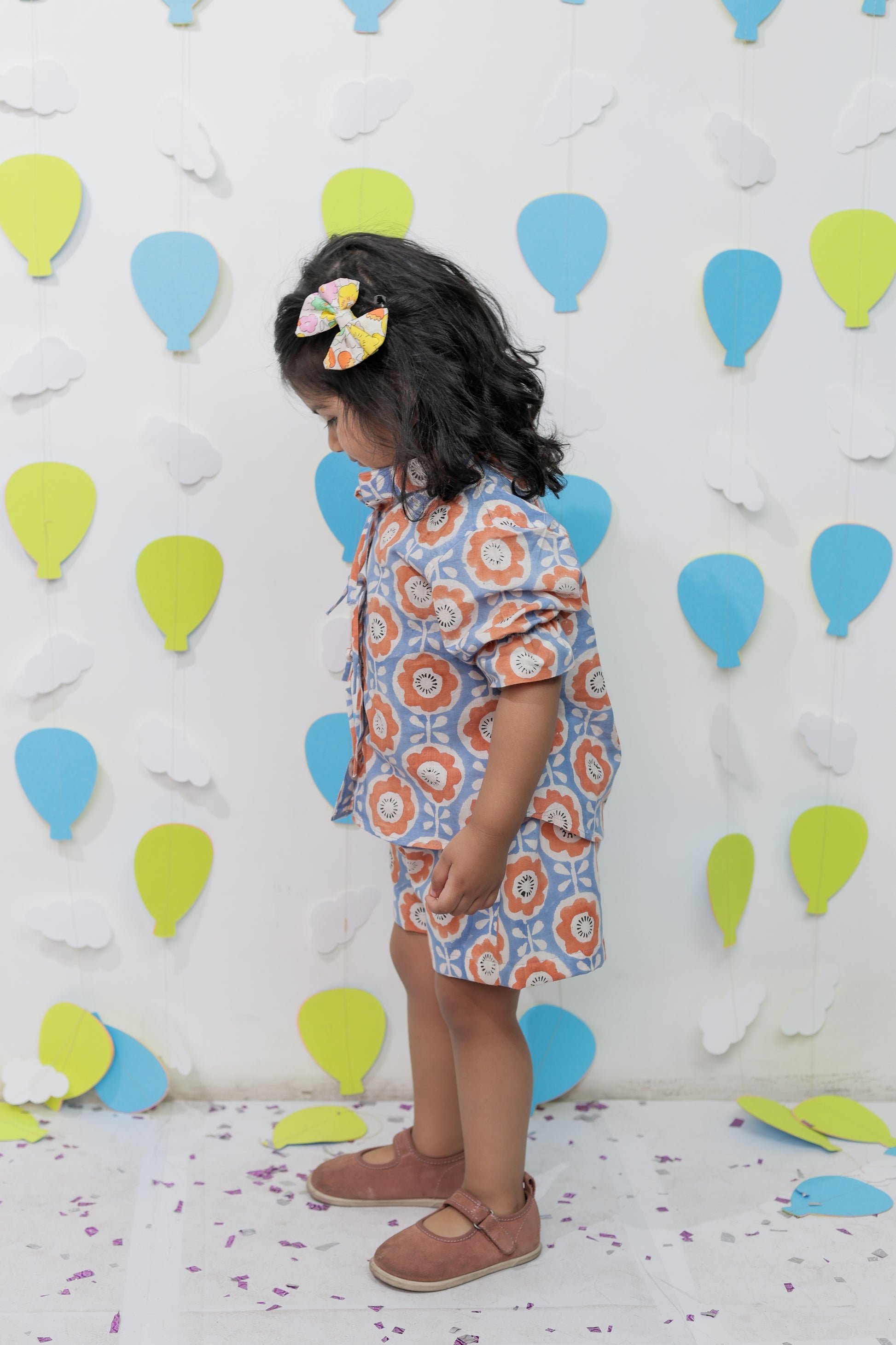 Blue Orange Co-ord set