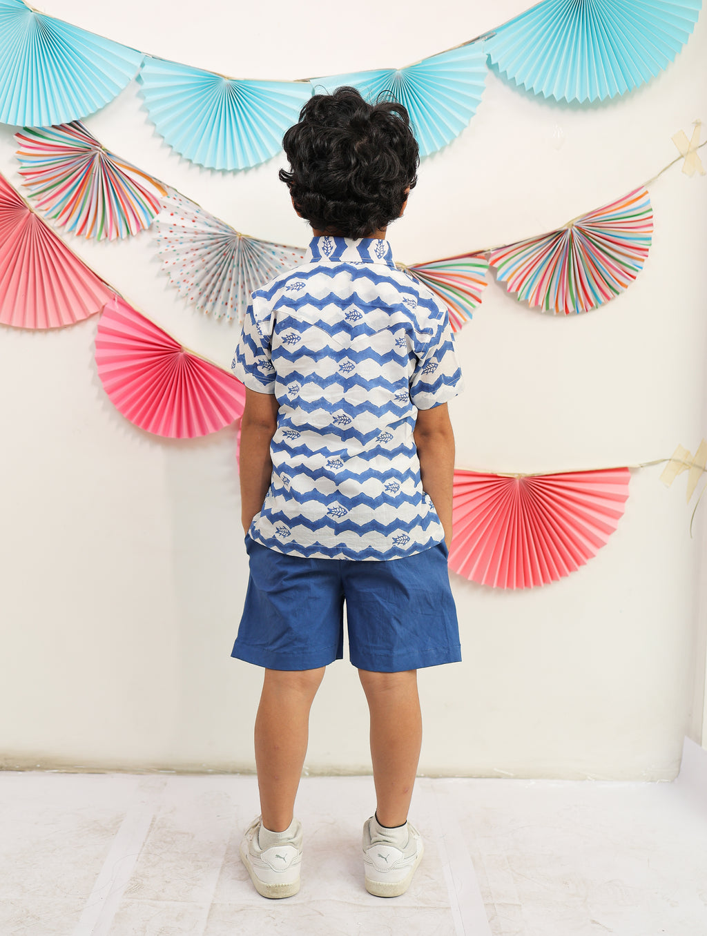 Whimsical waves co-ord set