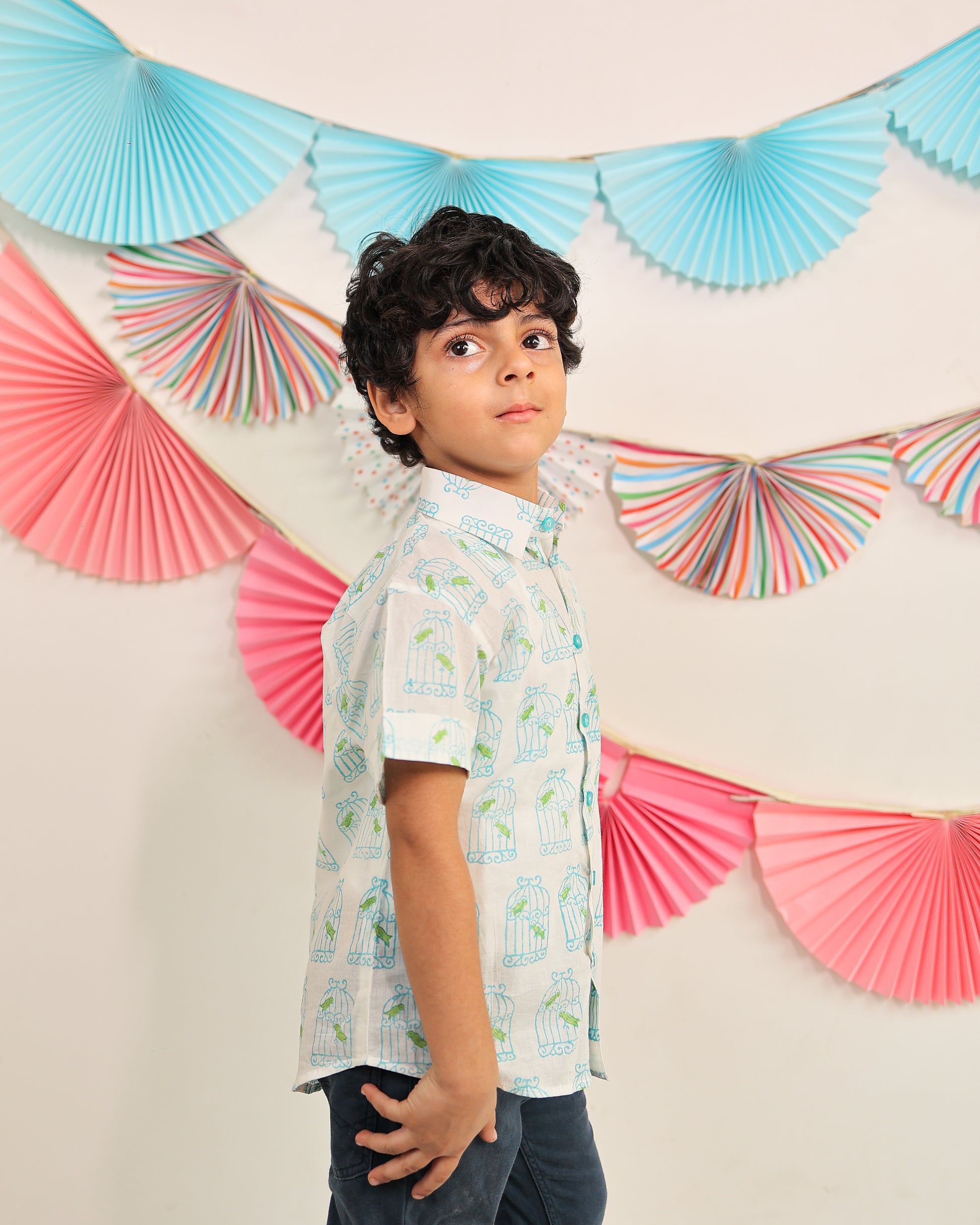 White bird shirt