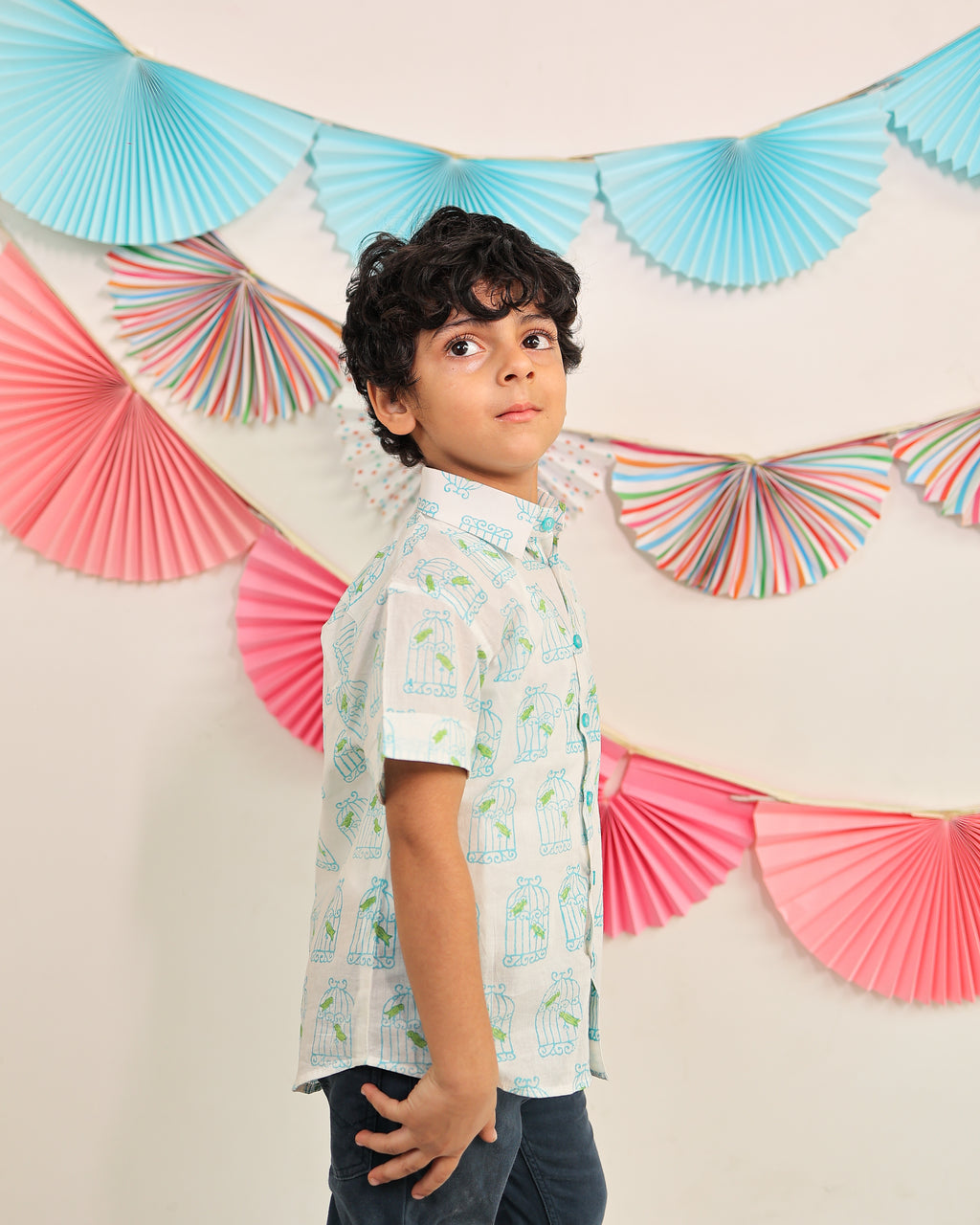 White bird shirt