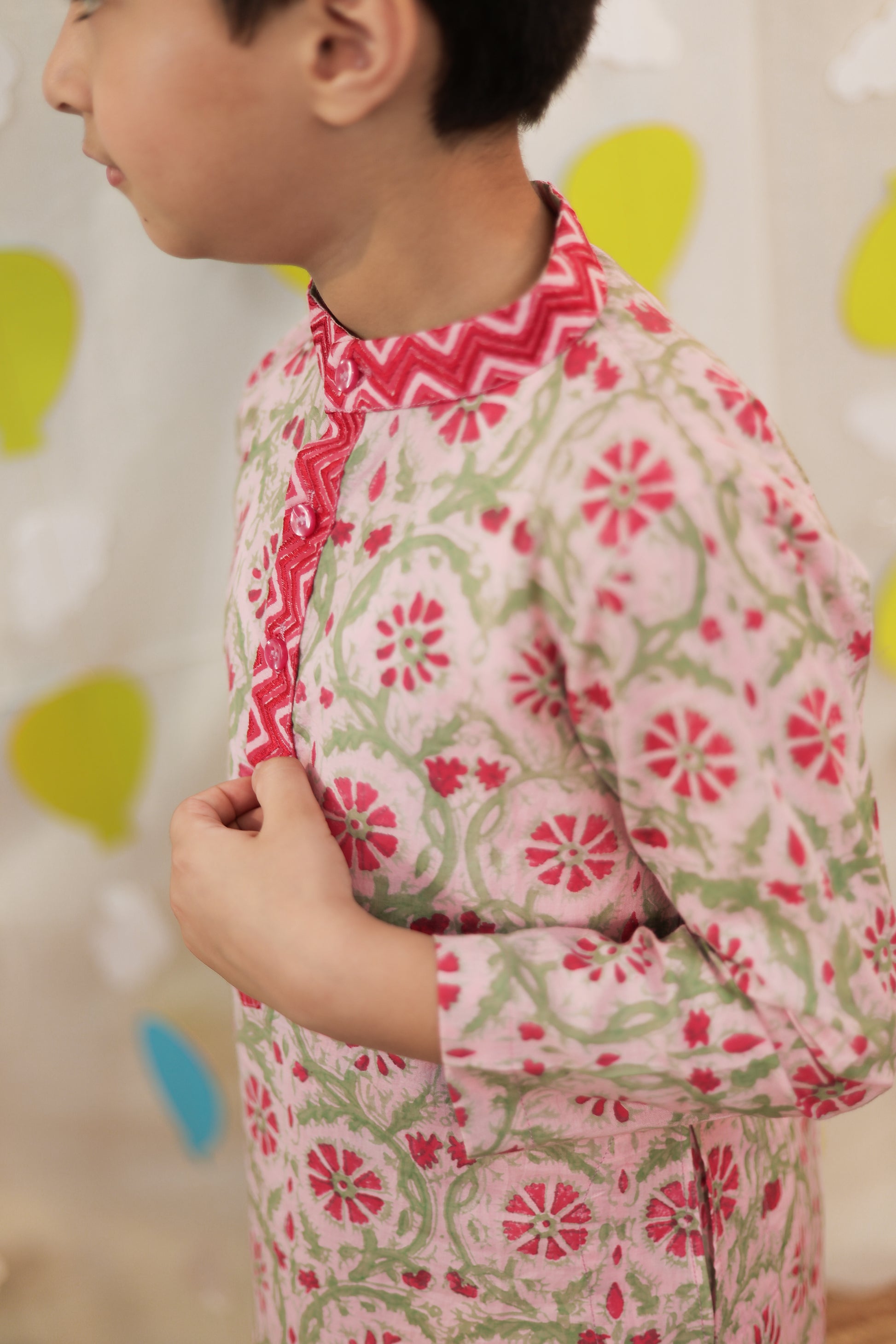 Pink Kurta Set