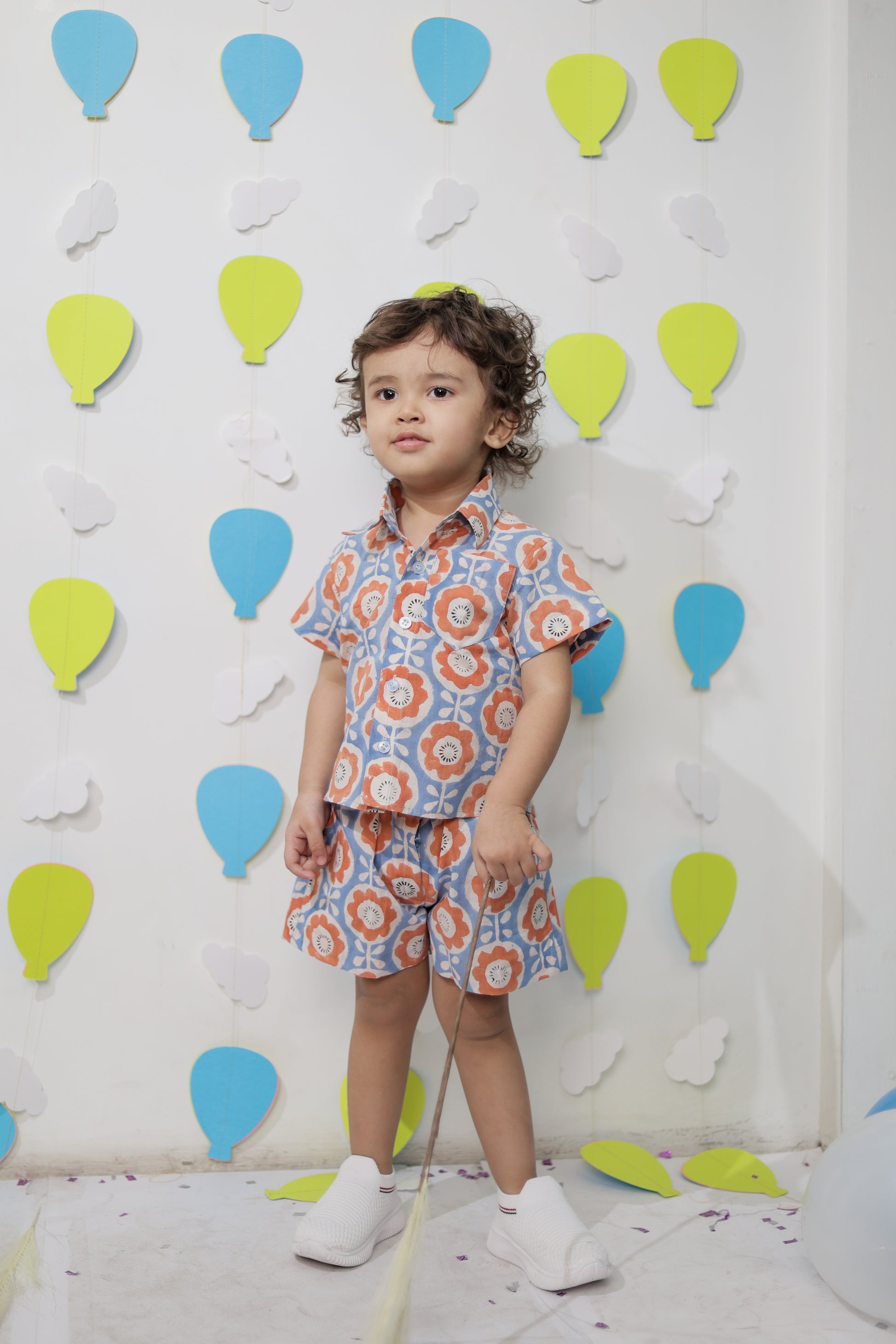 Blue Orange Co-ord set