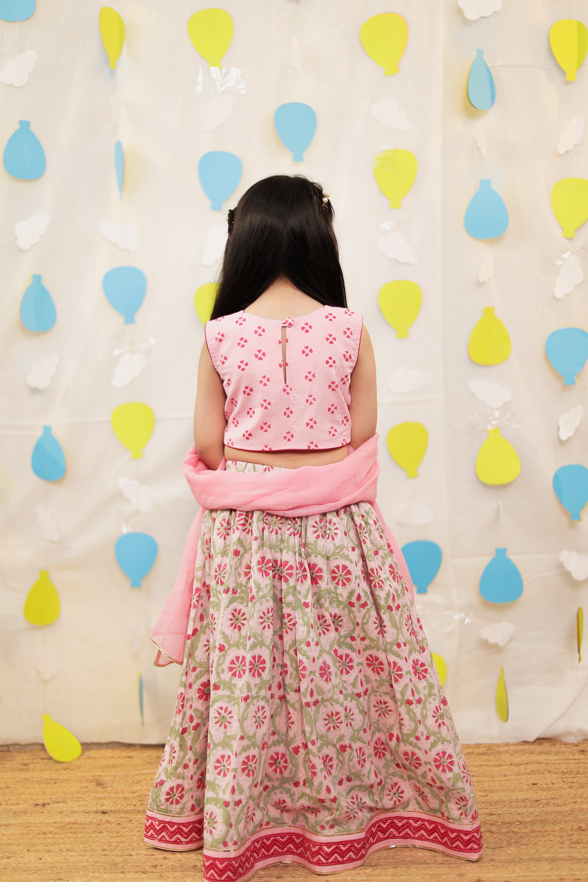 Pink Lehenga set