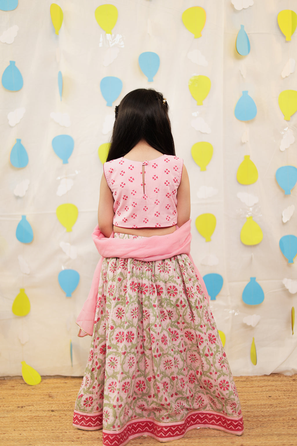 Pink Lehenga set