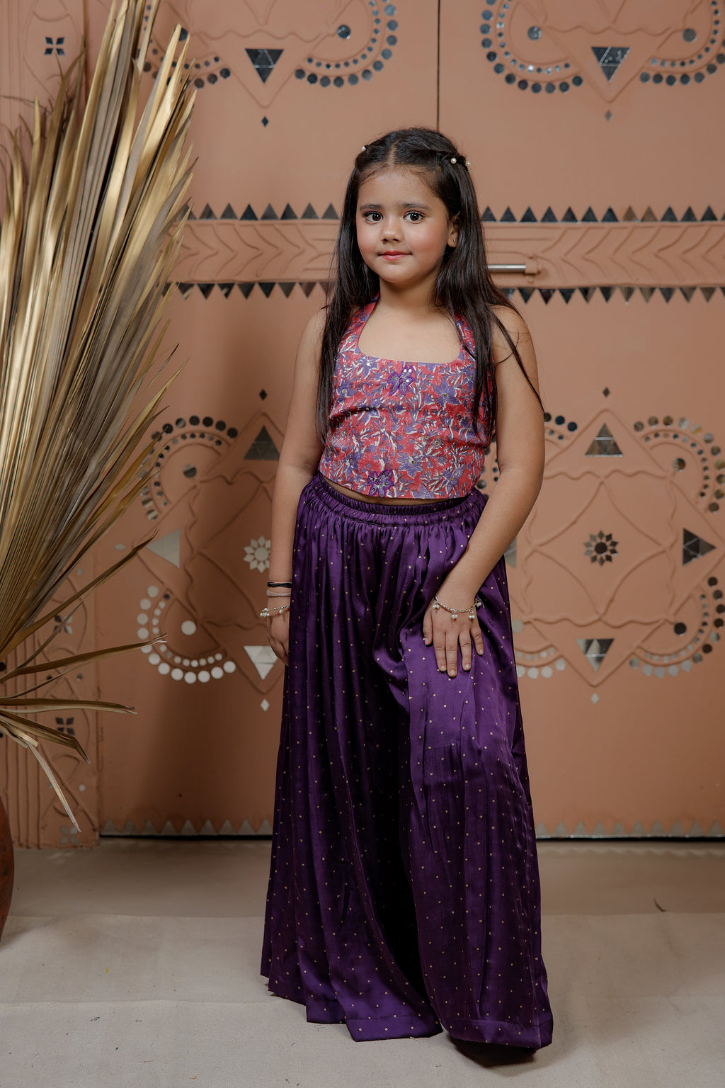 Floral Corset Top with sharara