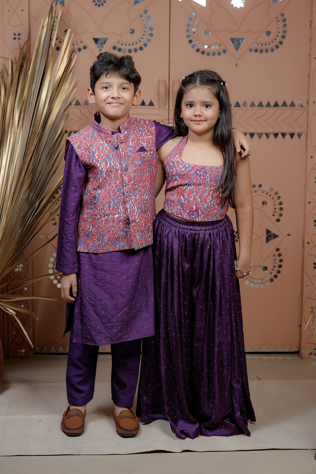 Floral Corset Top with sharara