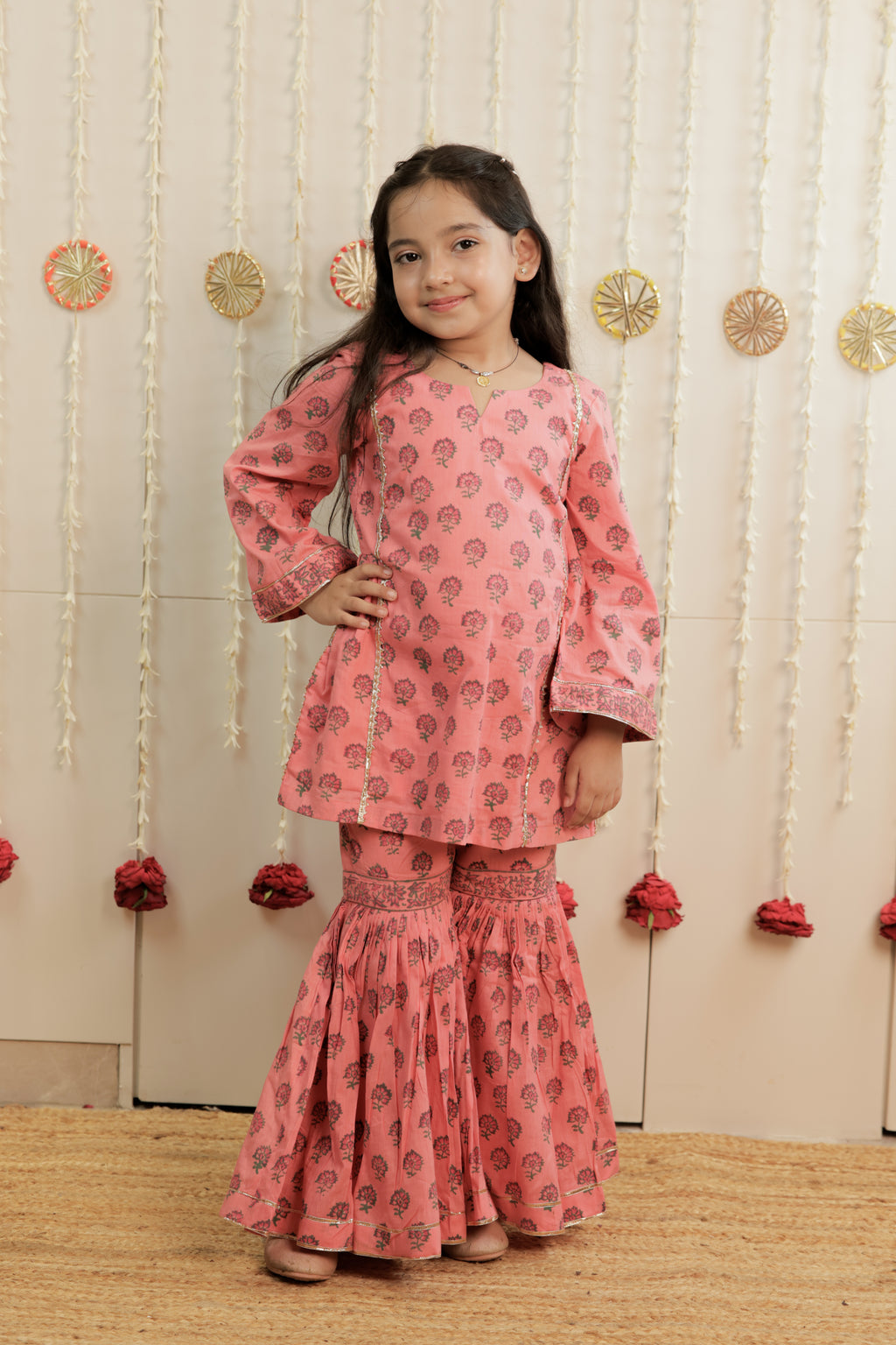 Blush Bloom Garara Set