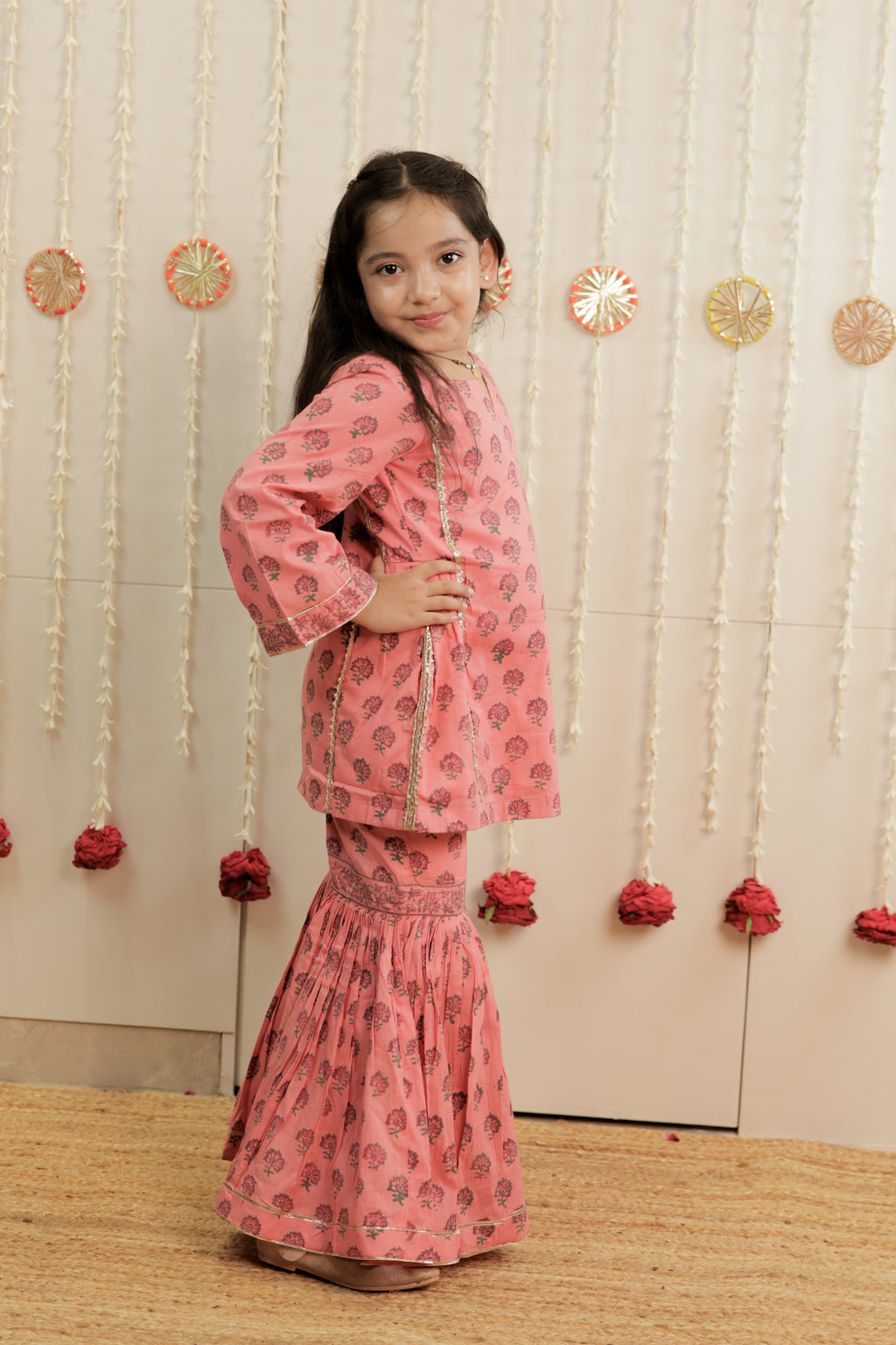 Blush Bloom Garara Set