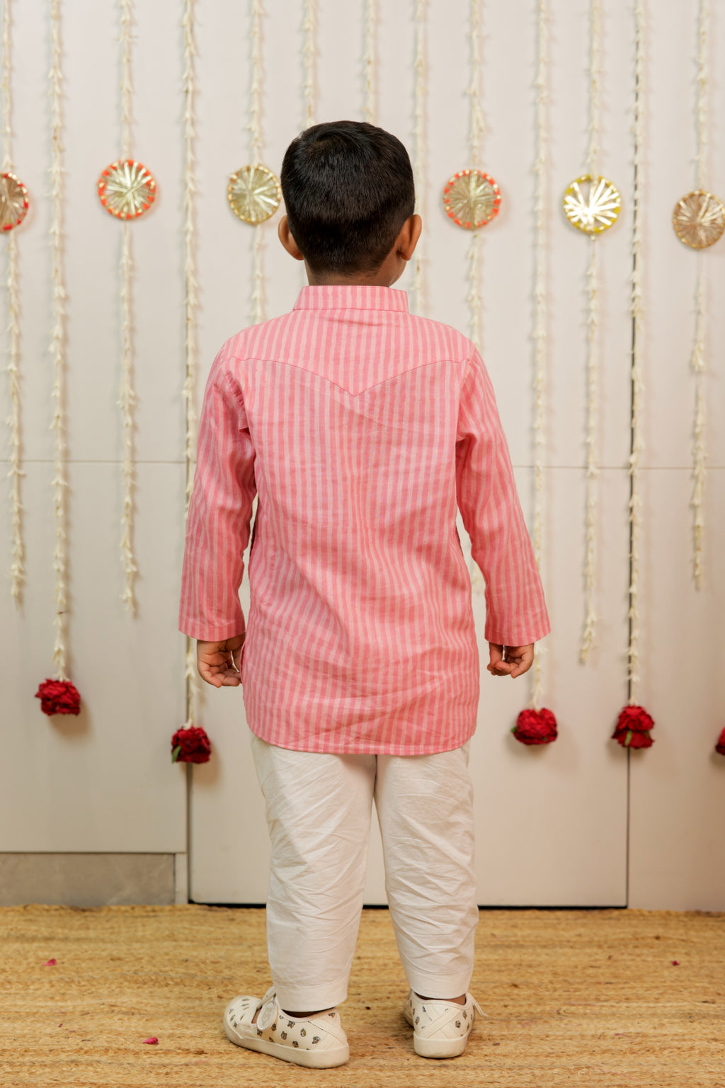 Pink Peach Kurta Set