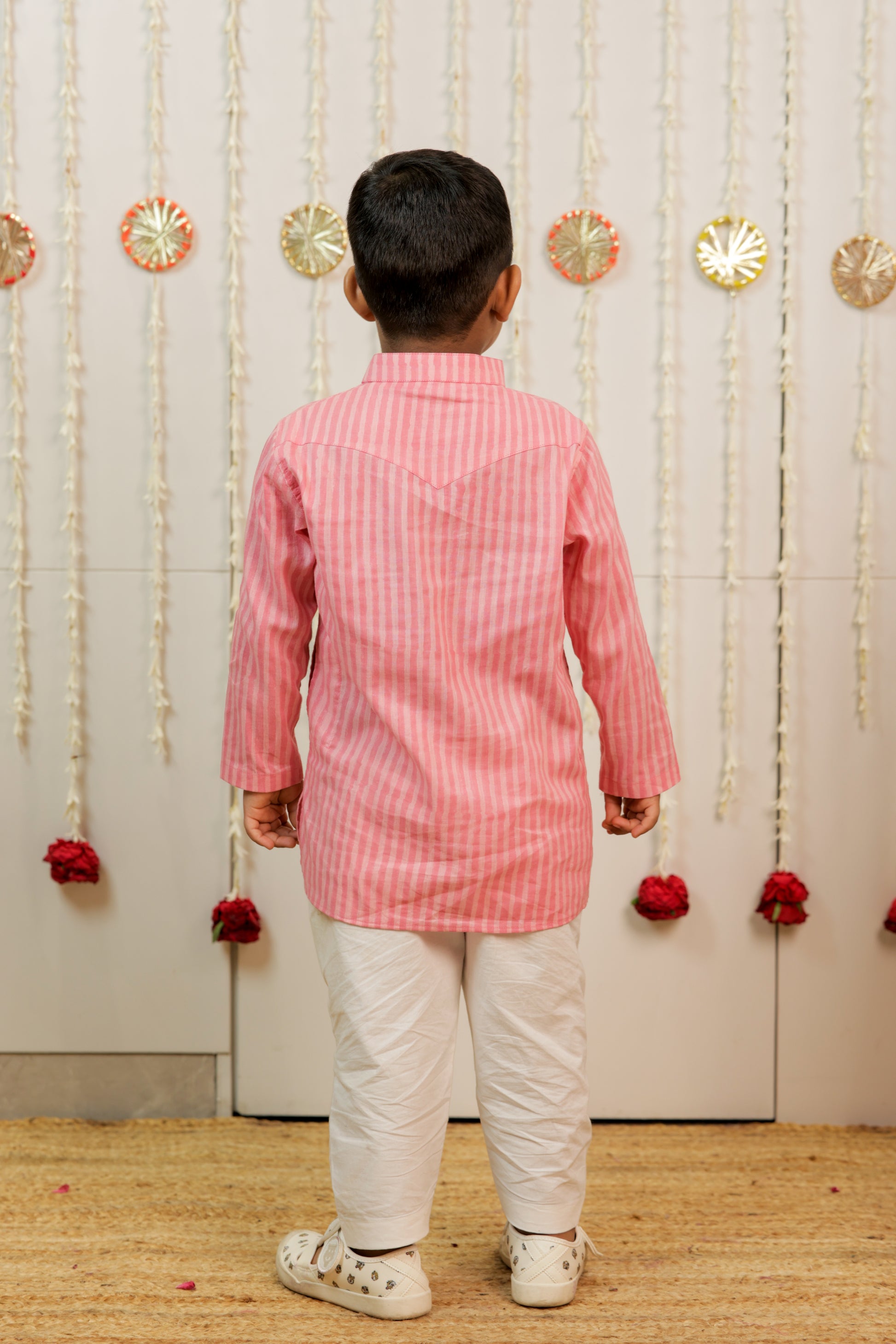 Pink Peach Kurta Set