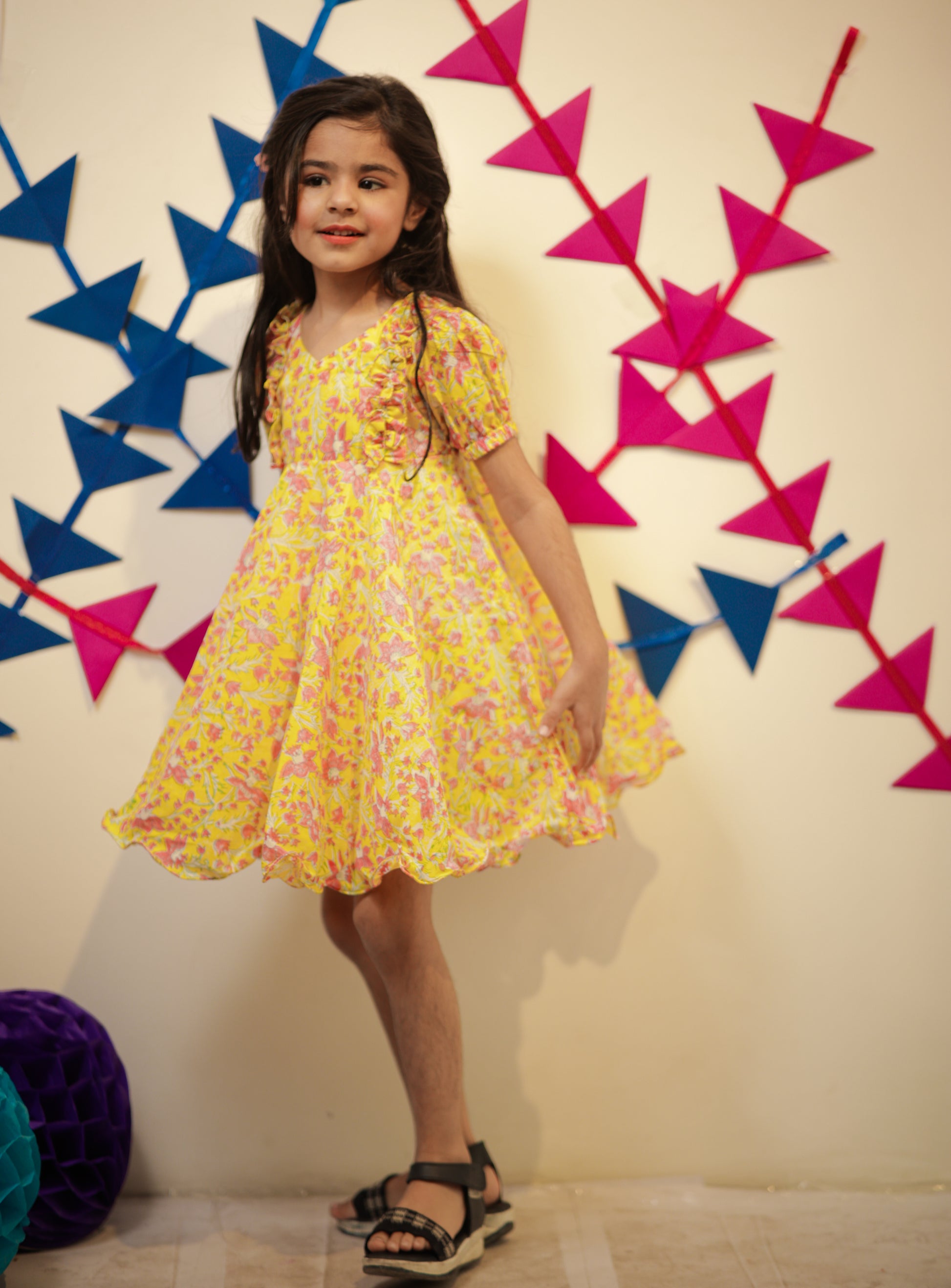 Yellow Marigold dress