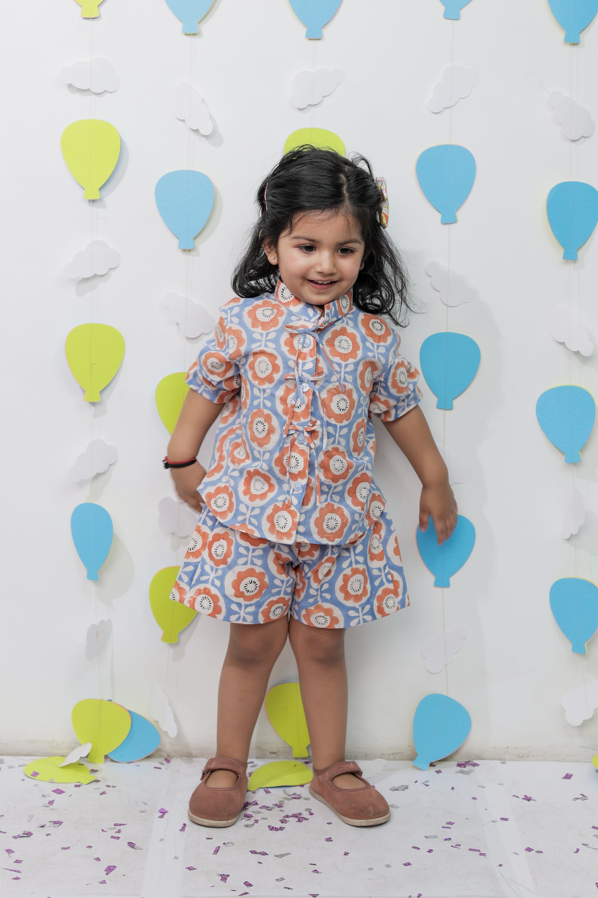 Blue Orange Co-ord set