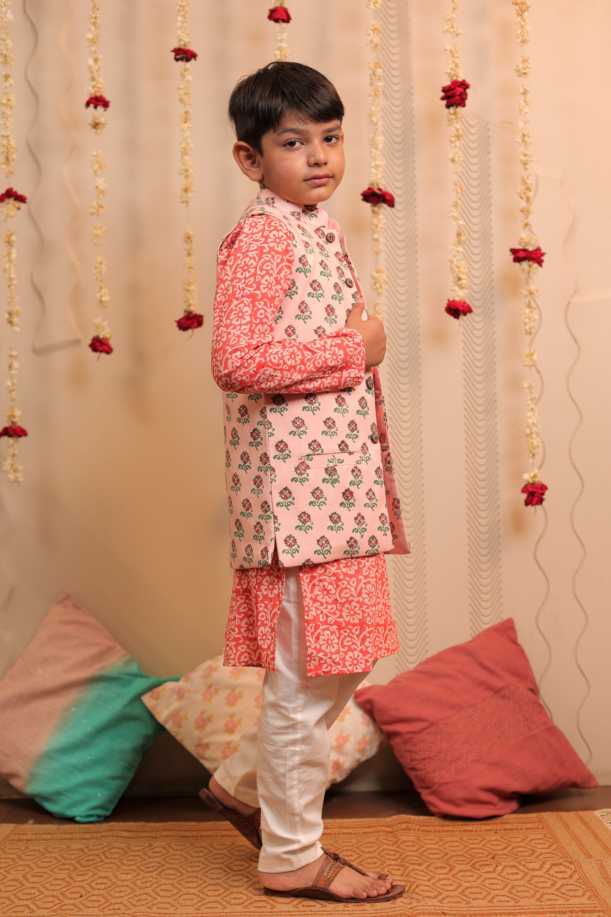 Mogra Kurta jacket set