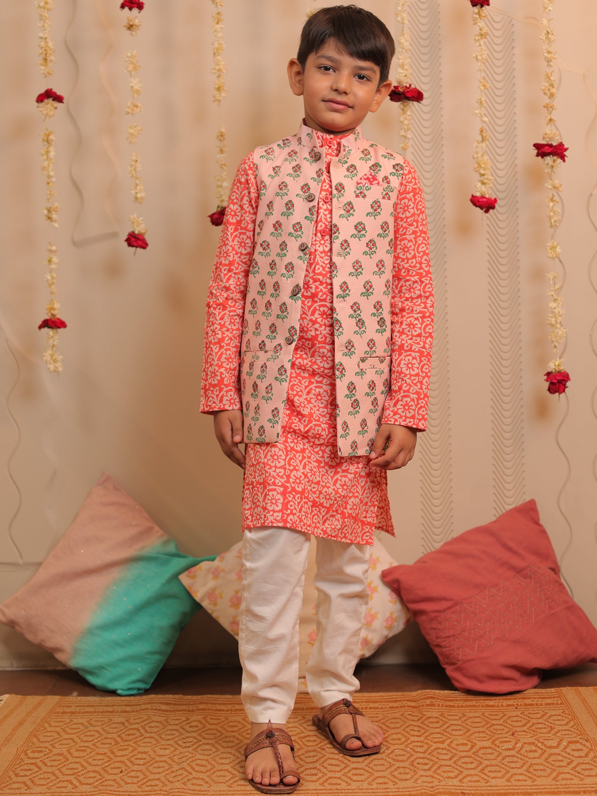 Mogra Kurta jacket set
