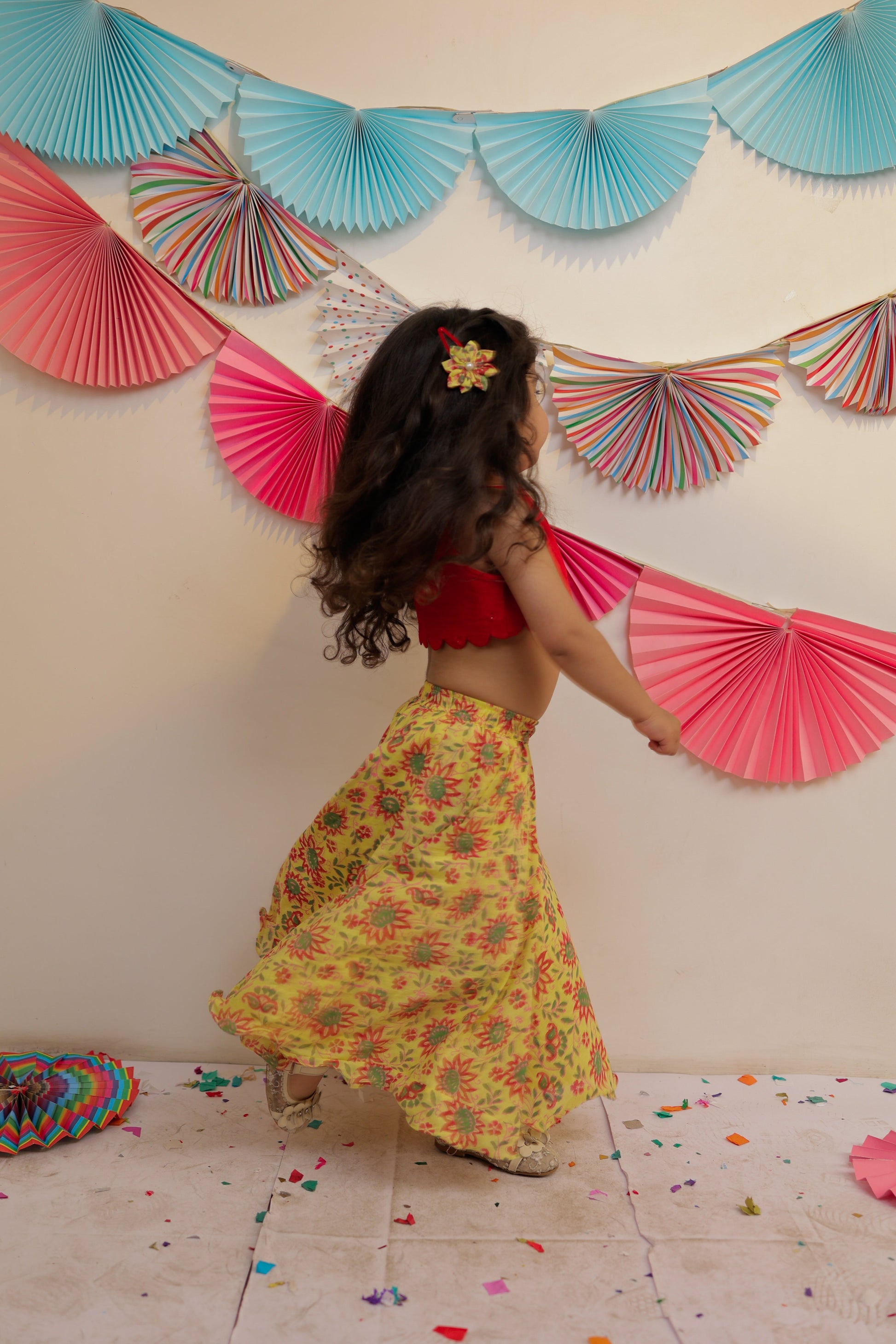 Sunshine Skirt with crop top
