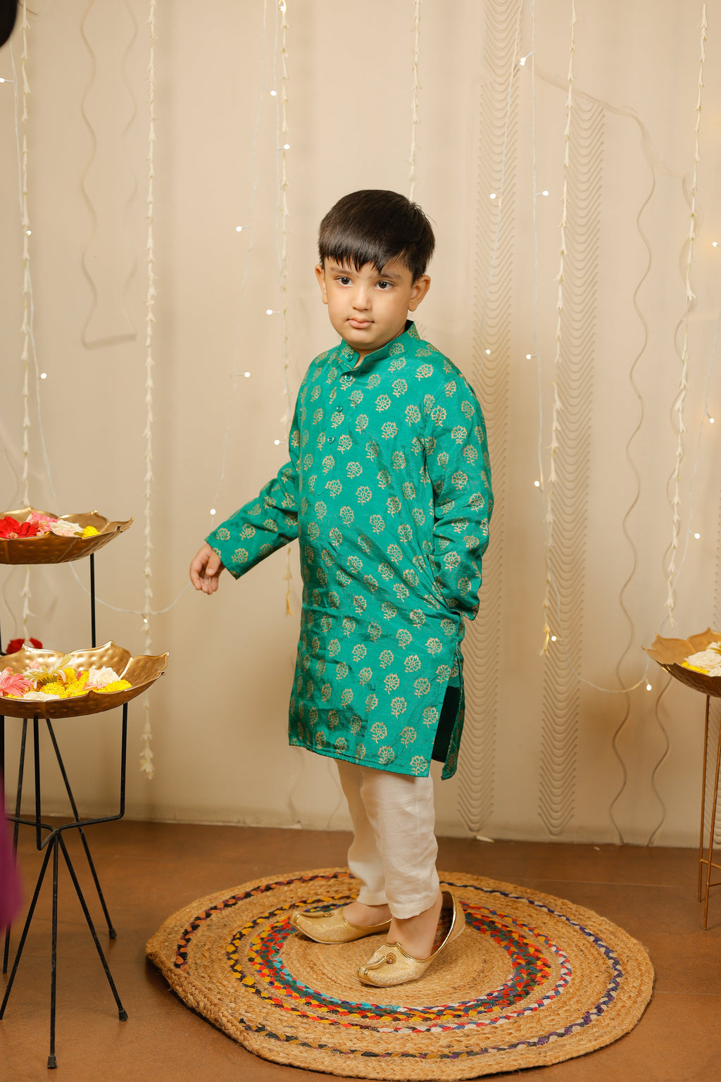 Green kurta set