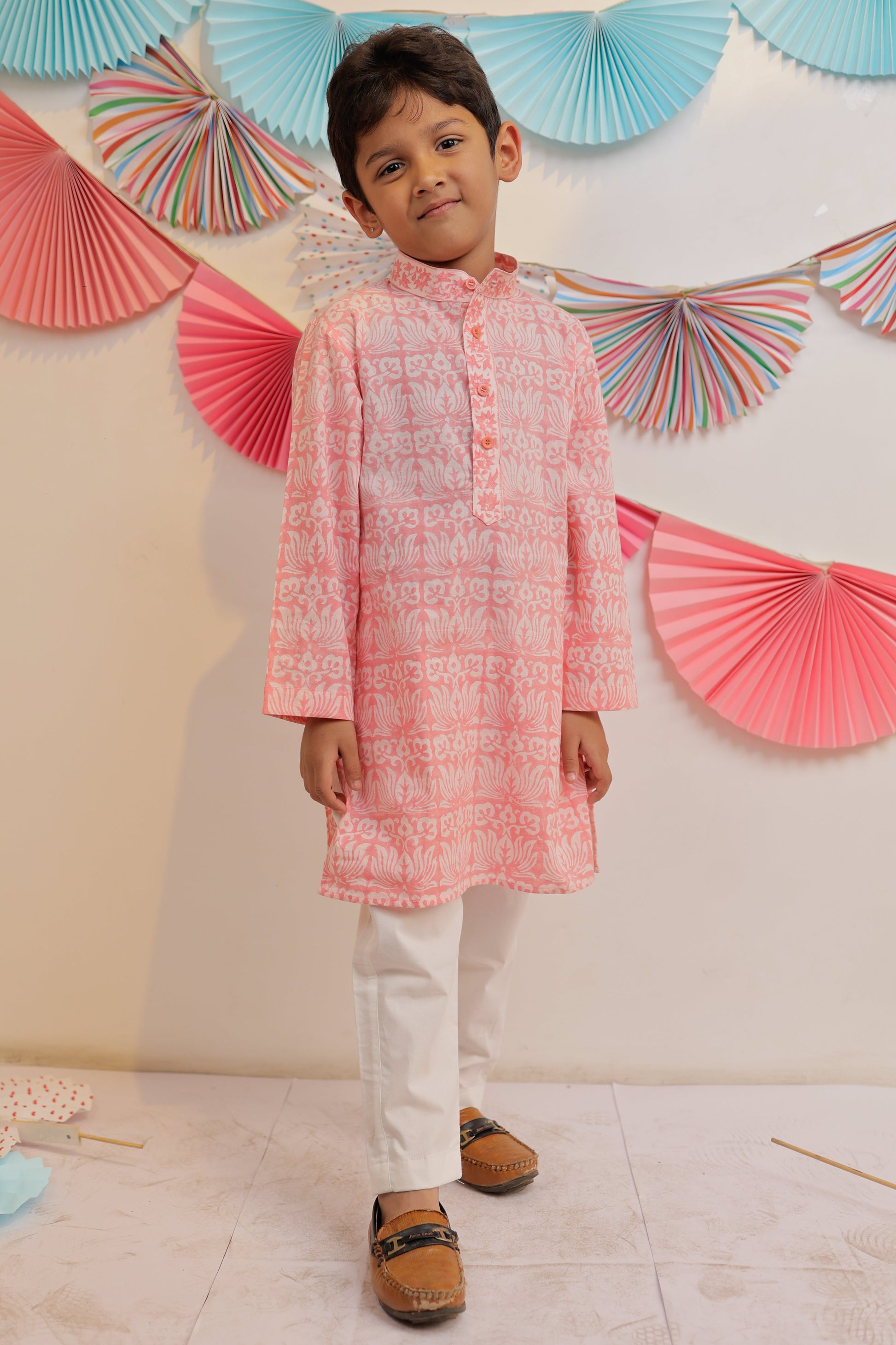 Cotton Candy Kurta with Pyjama