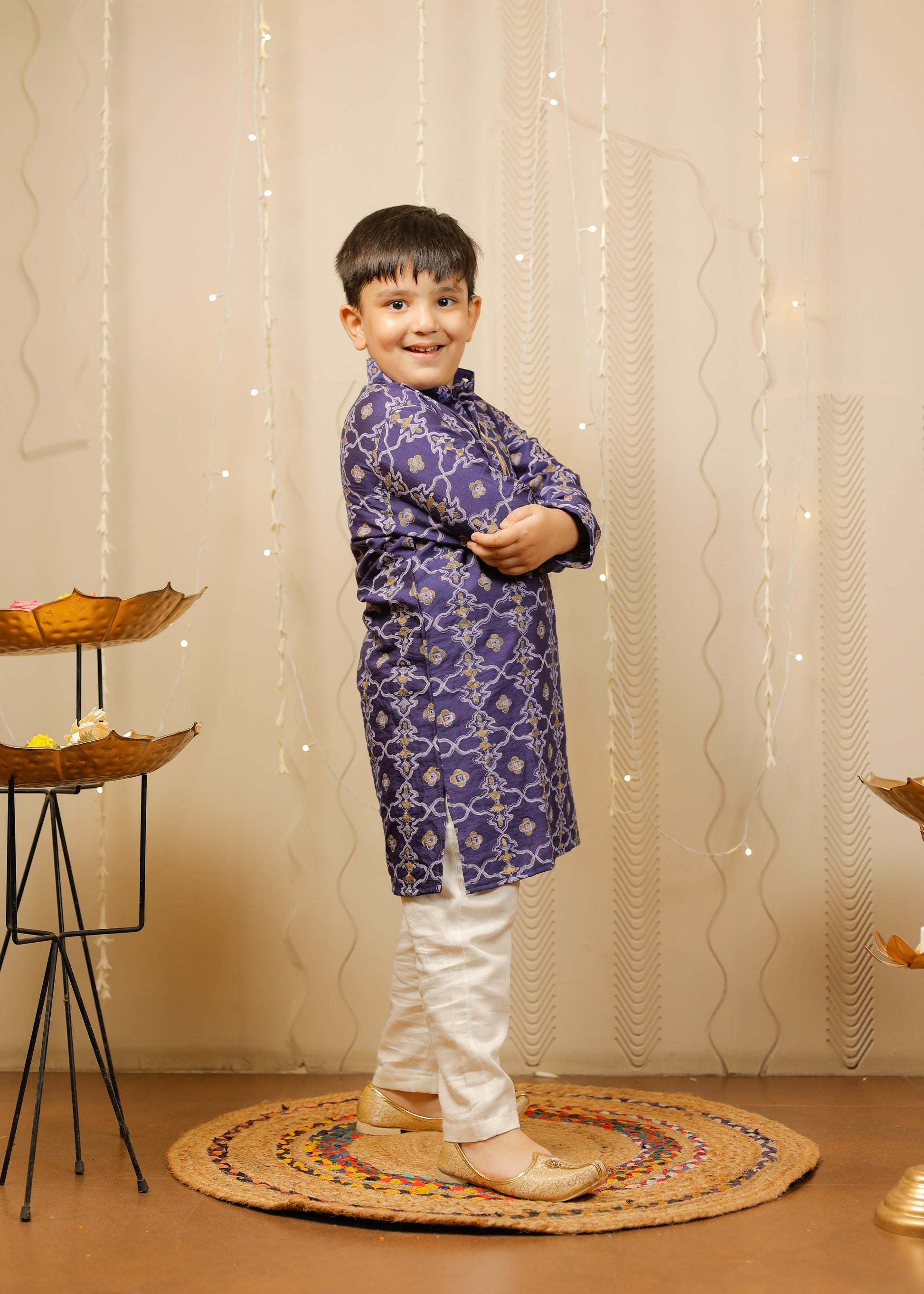 Blue kurta set