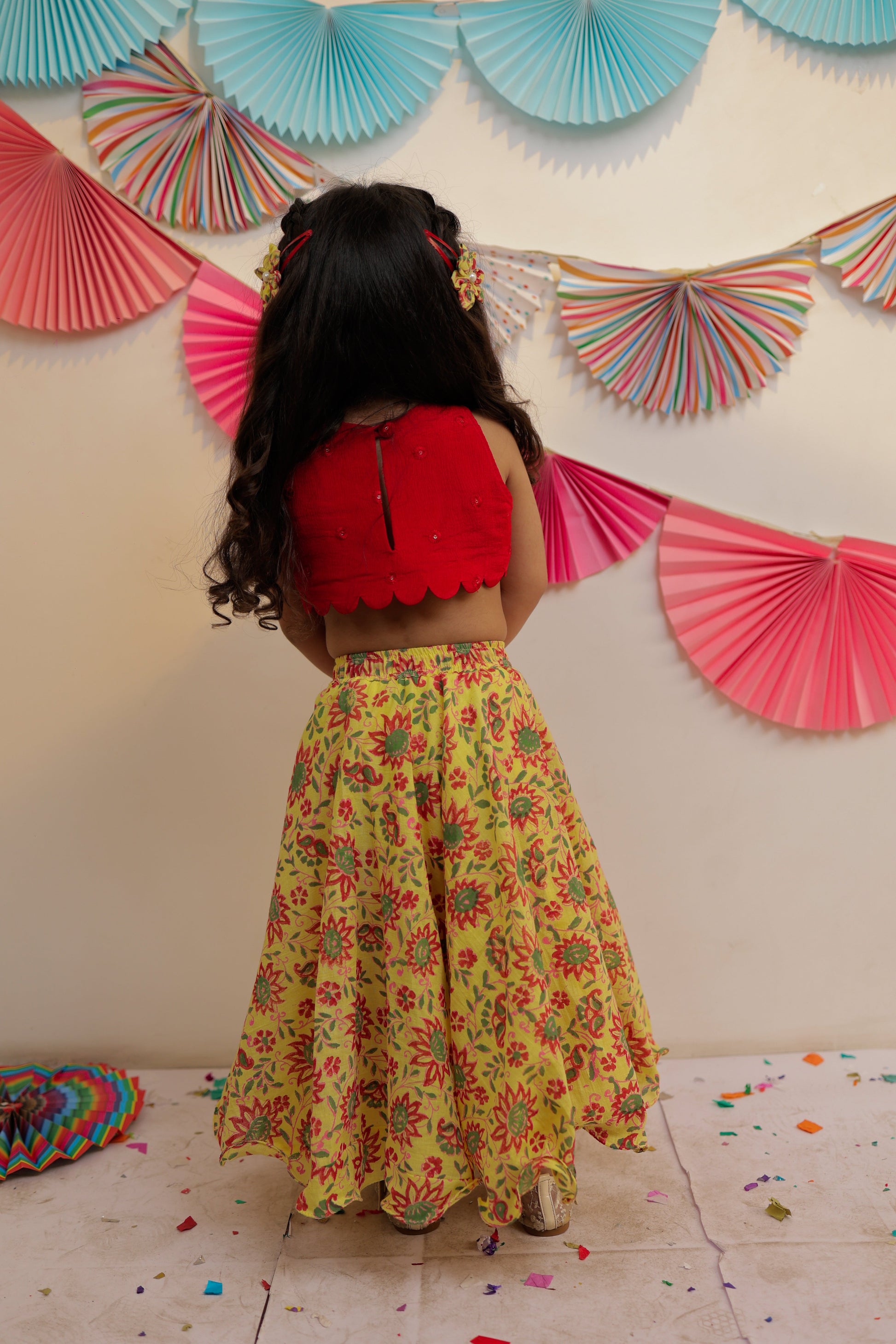 Sunshine Skirt with crop top