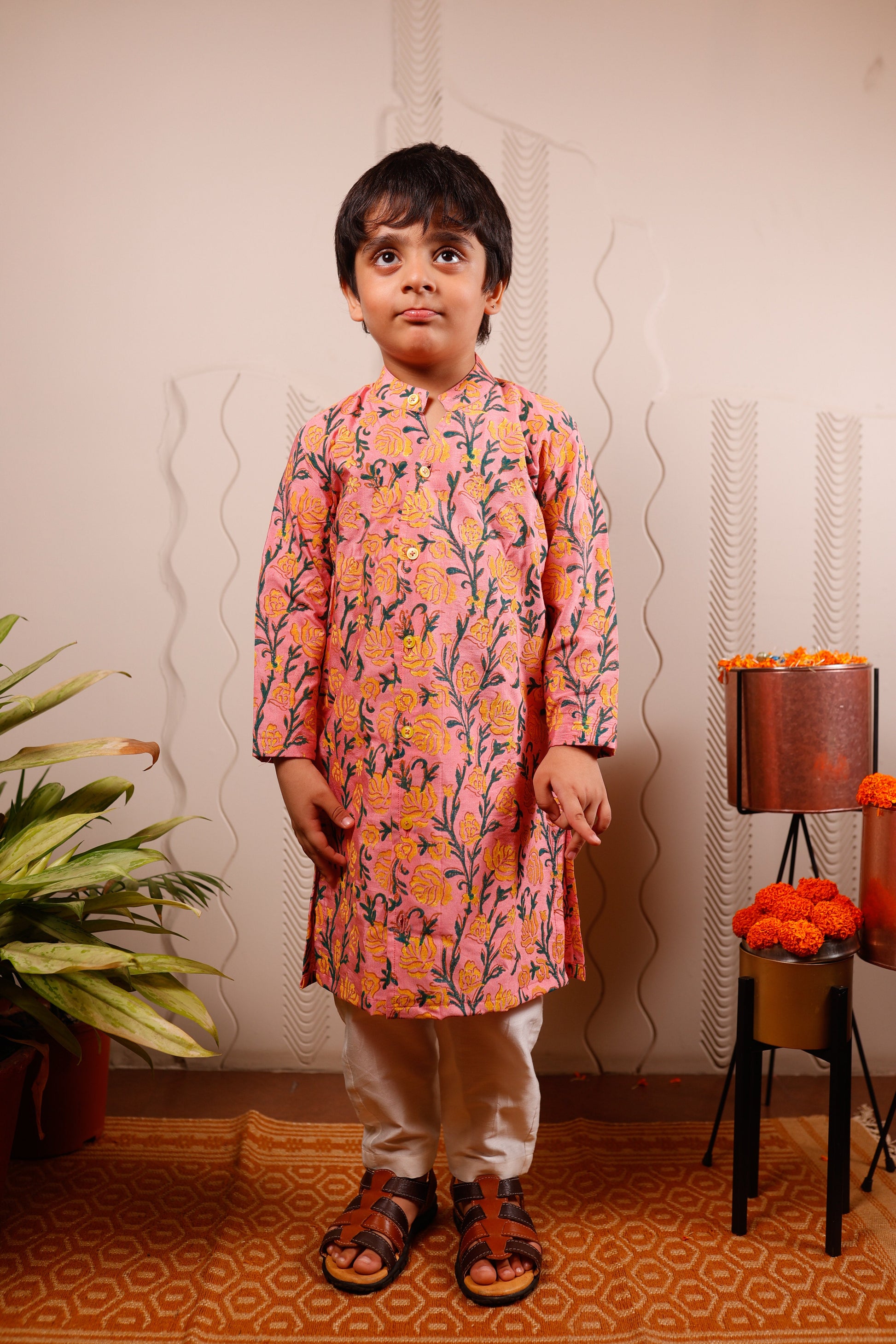 FLORAL KURTA PAJAMA SET