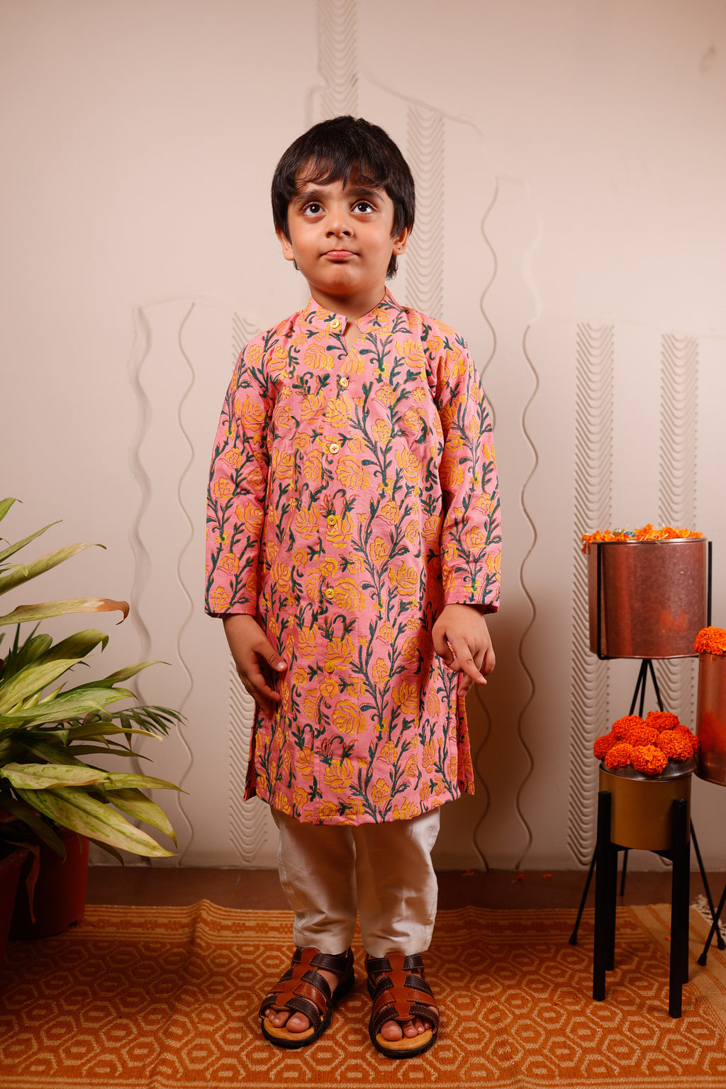 FLORAL KURTA PAJAMA SET