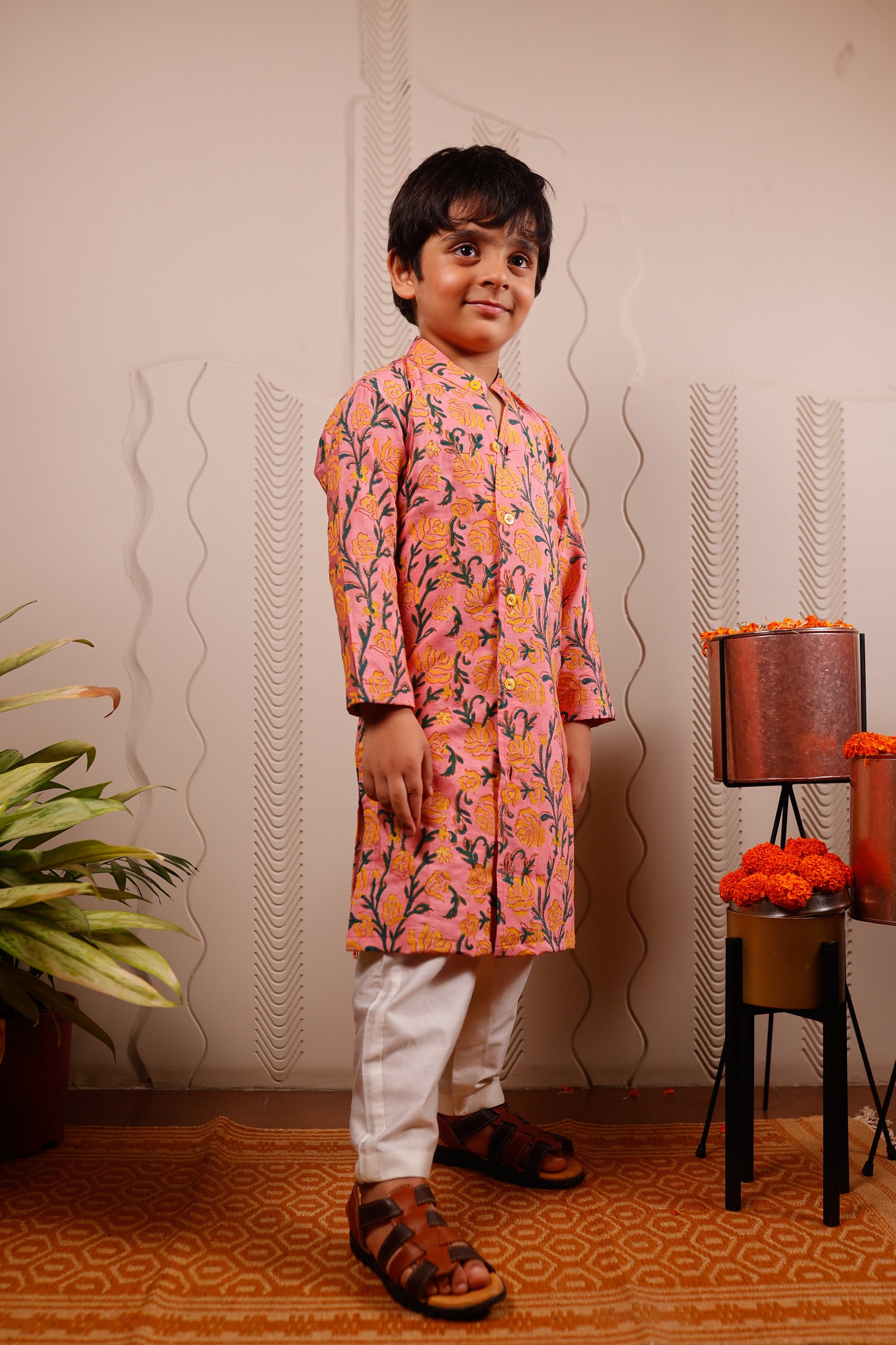 FLORAL KURTA PAJAMA SET
