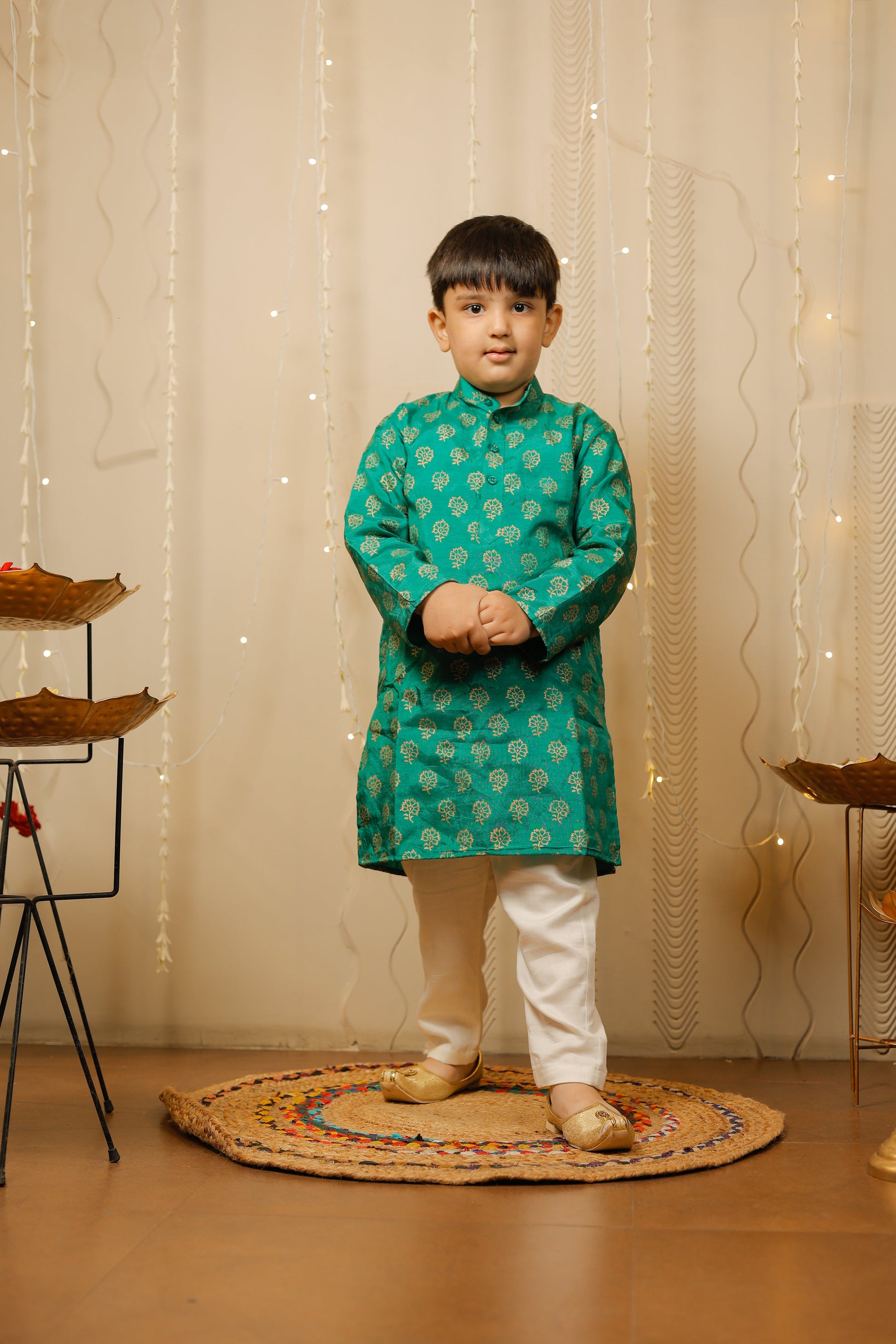 Green kurta set