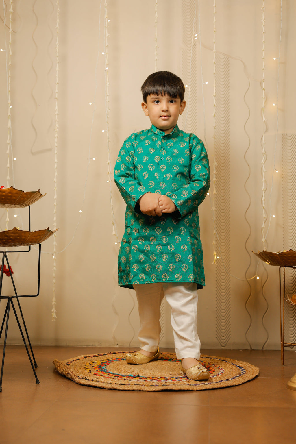 Green kurta set
