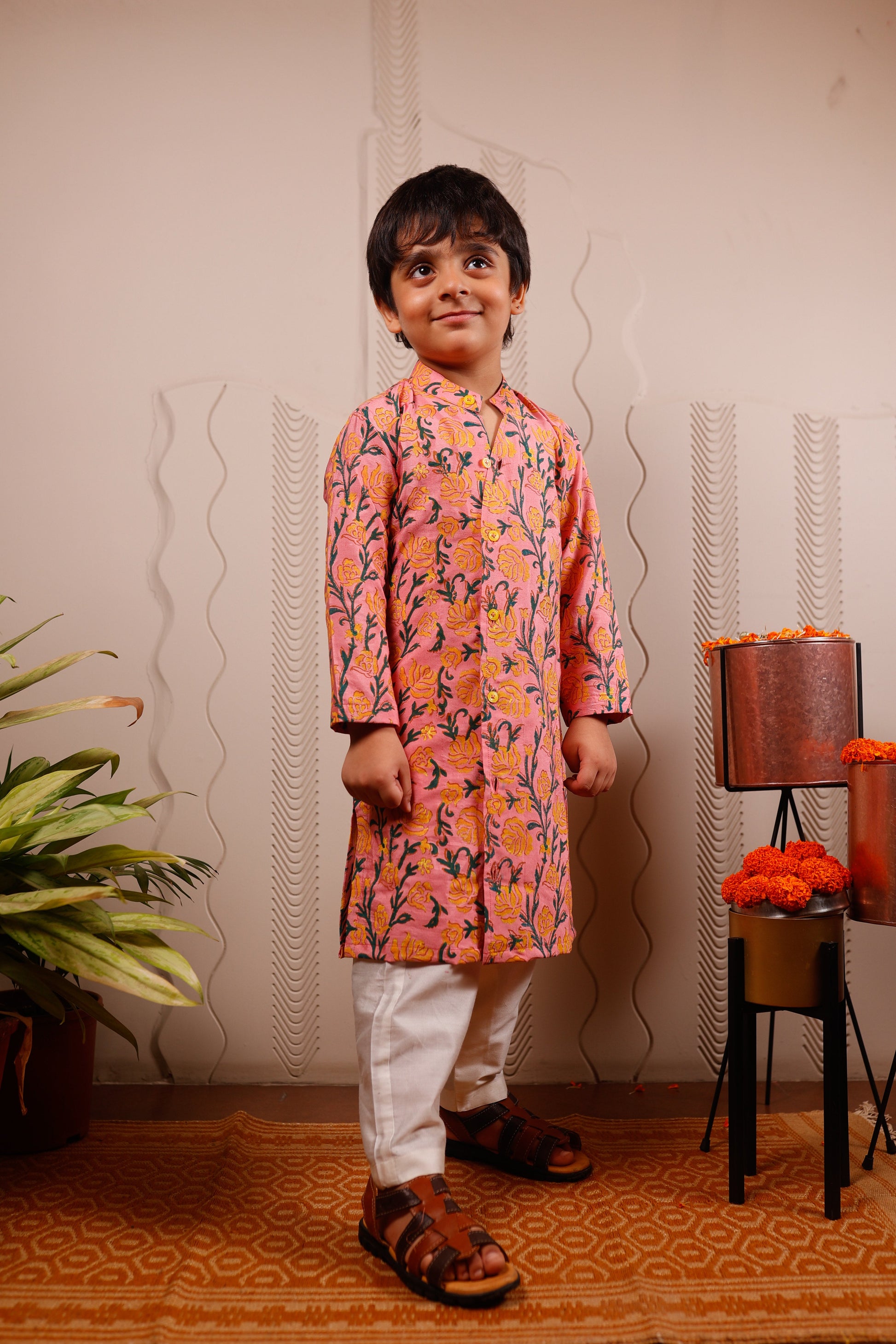 FLORAL KURTA PAJAMA SET