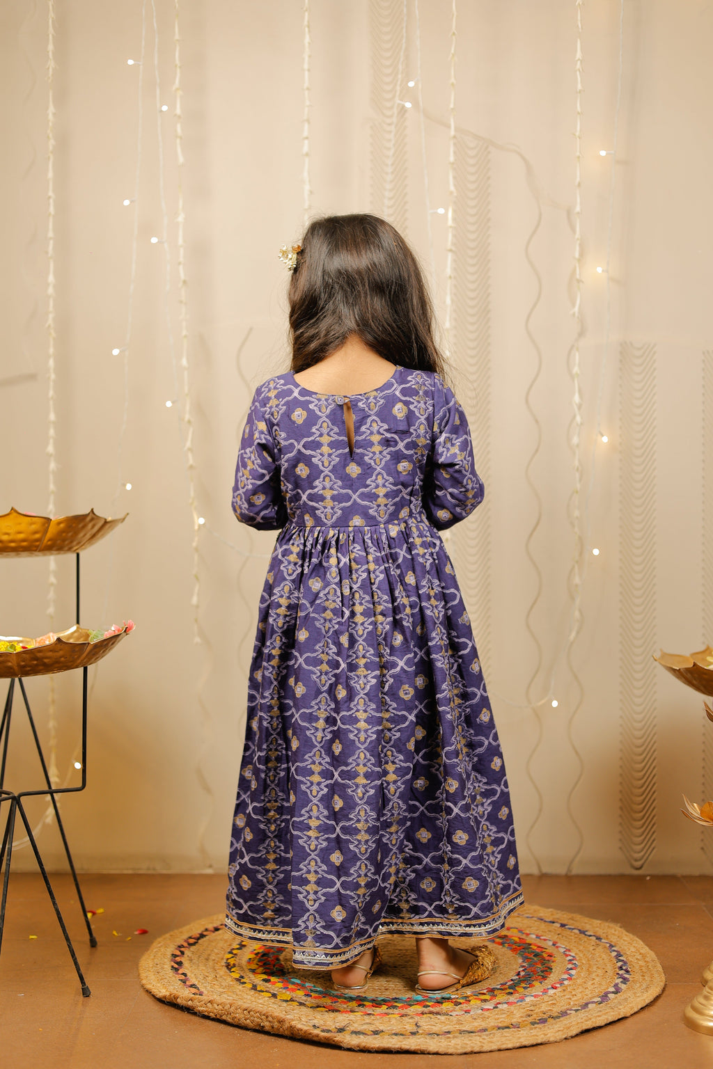 Blue long dress