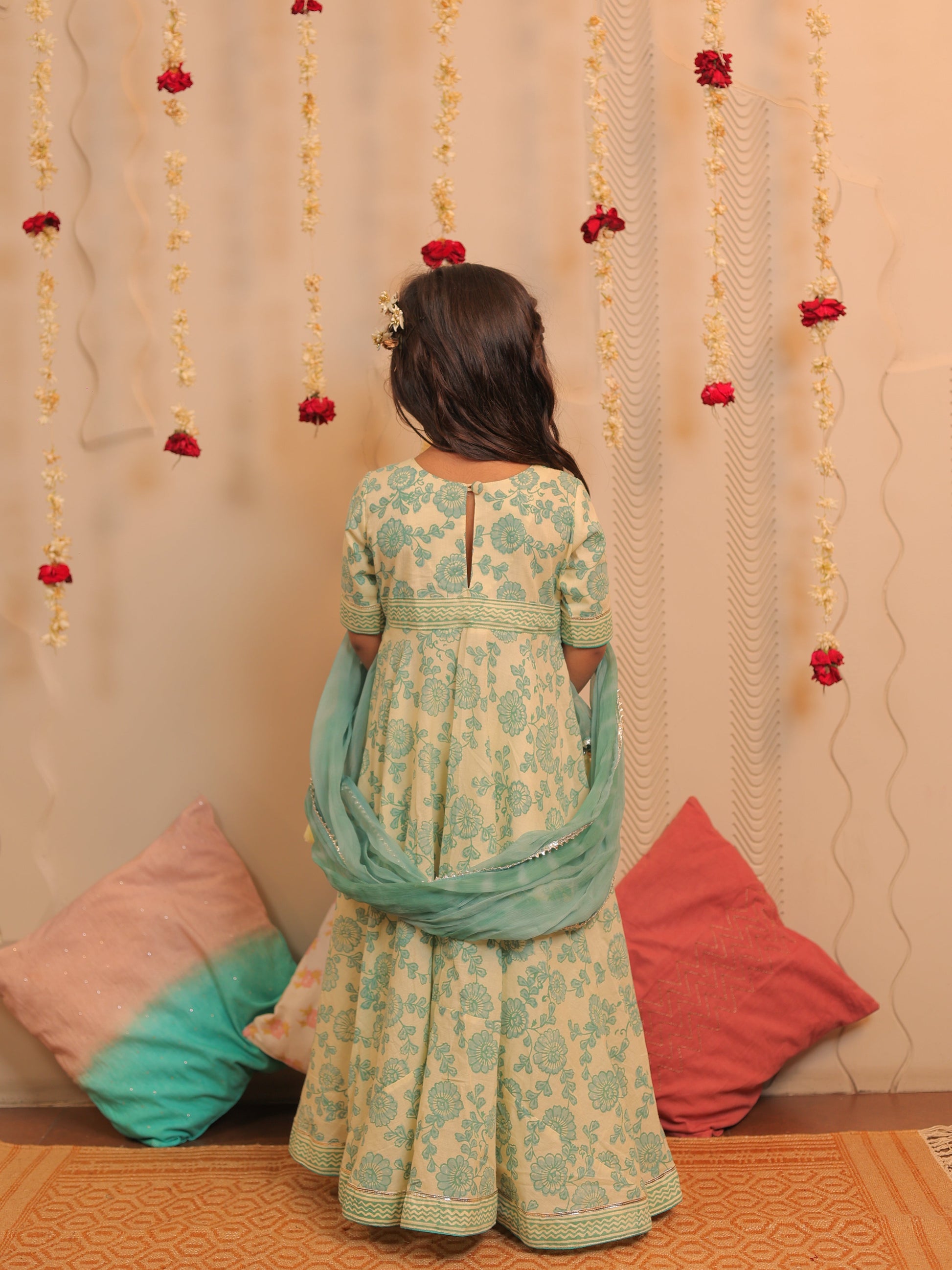 Lily long anarkali with dupatta
