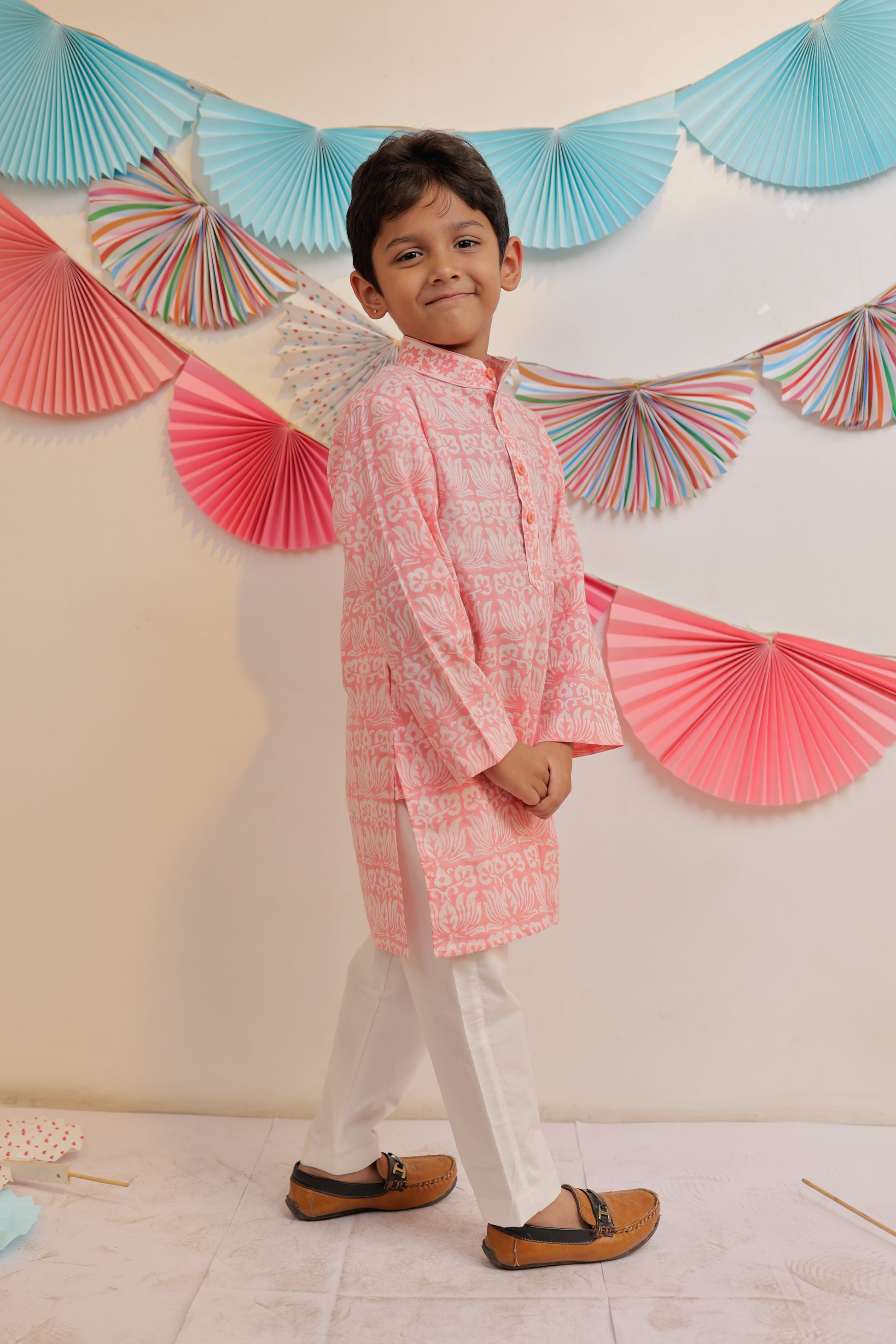 Cotton Candy Kurta with Pyjama