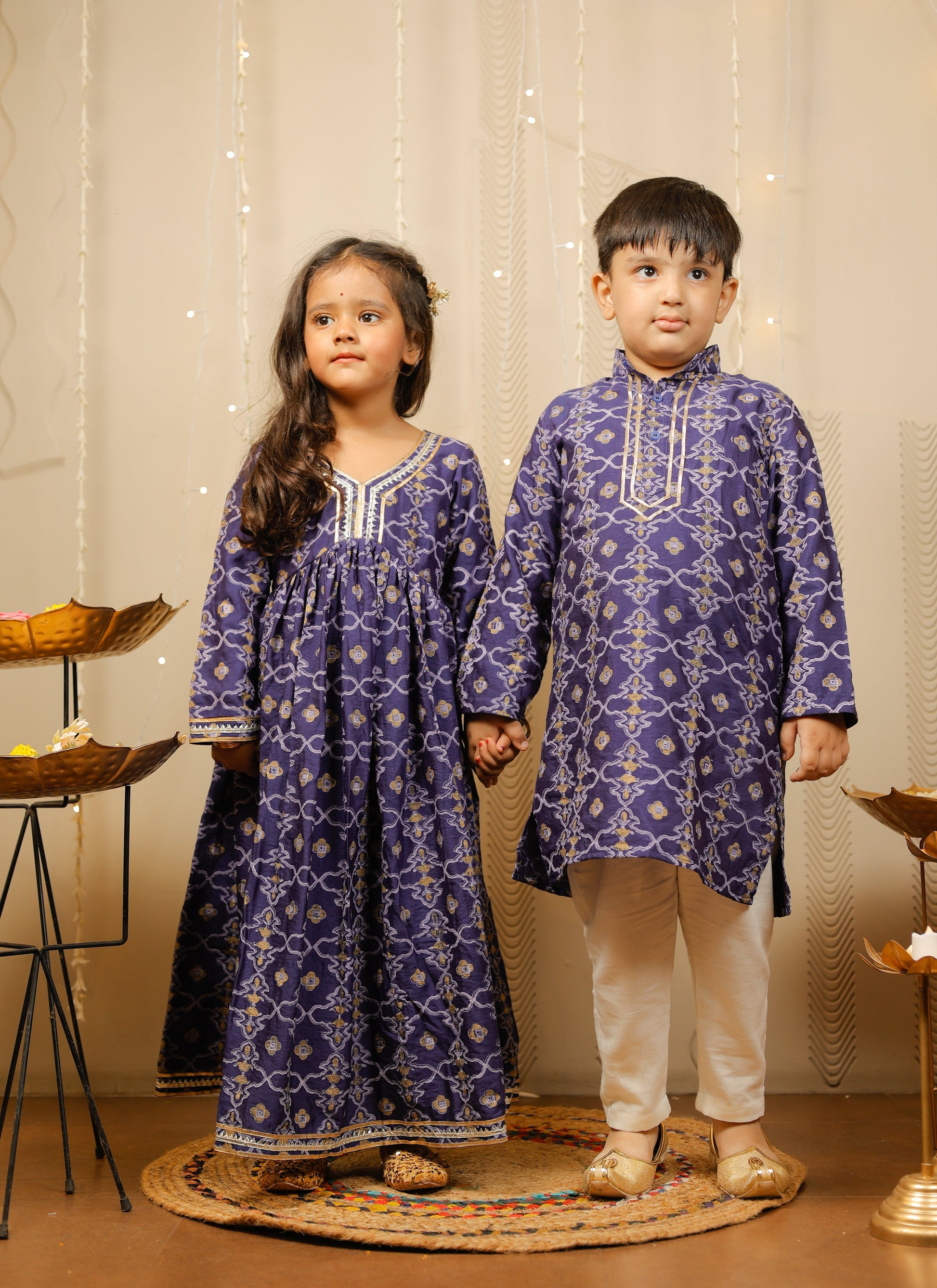 Blue kurta set