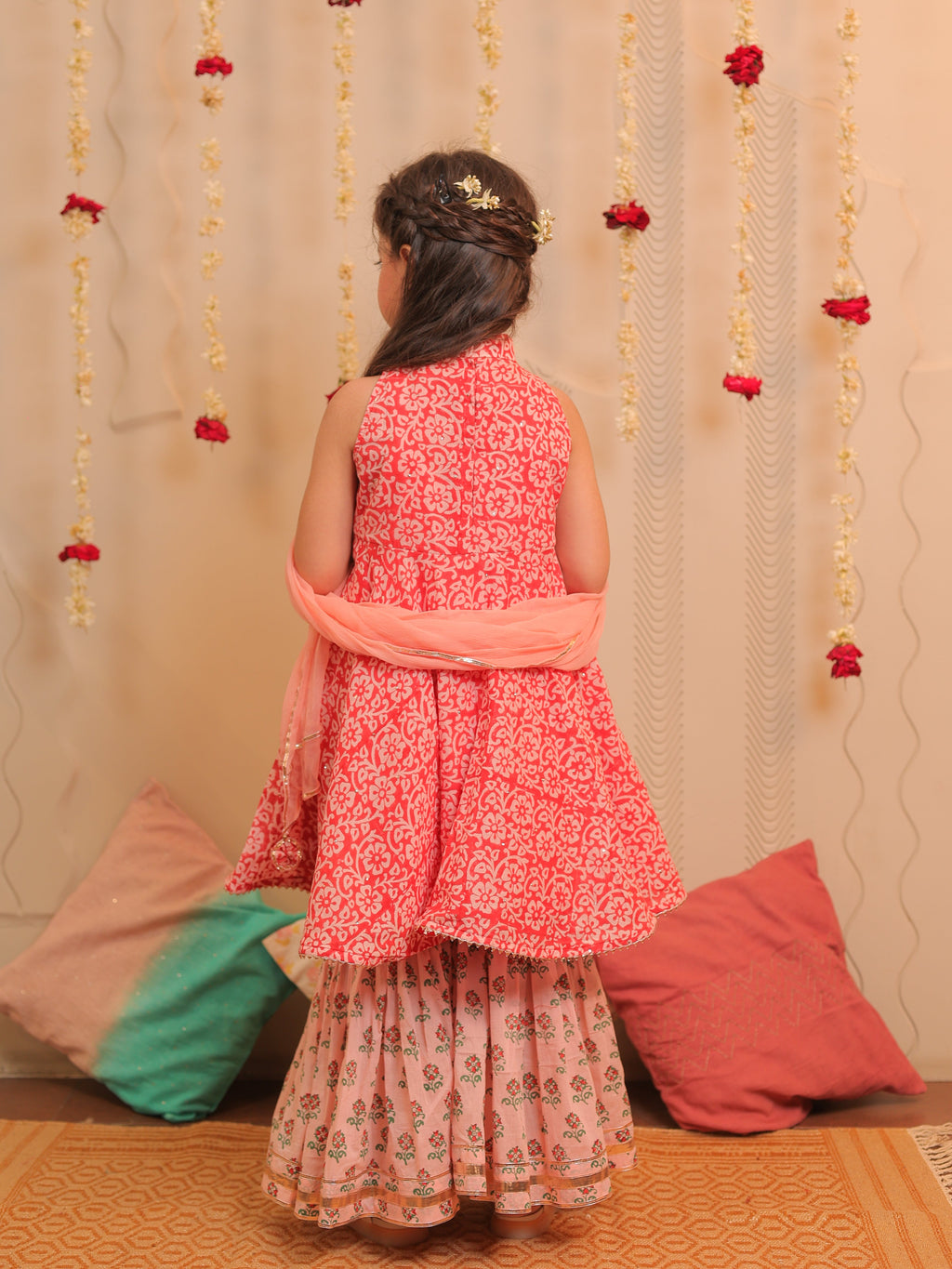 Mogra Gharara set with dupatta