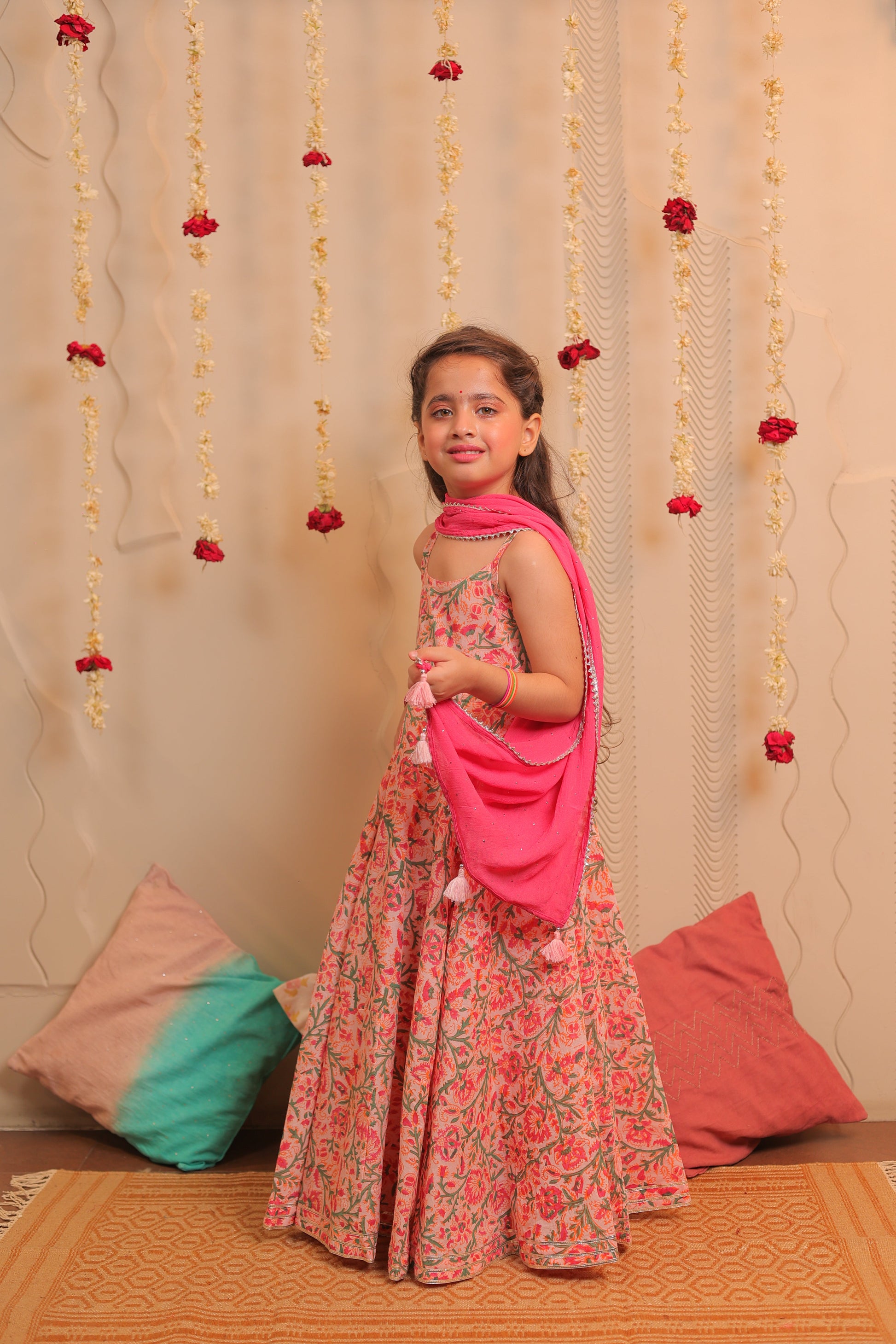 Kamal long anarkali with dupatta