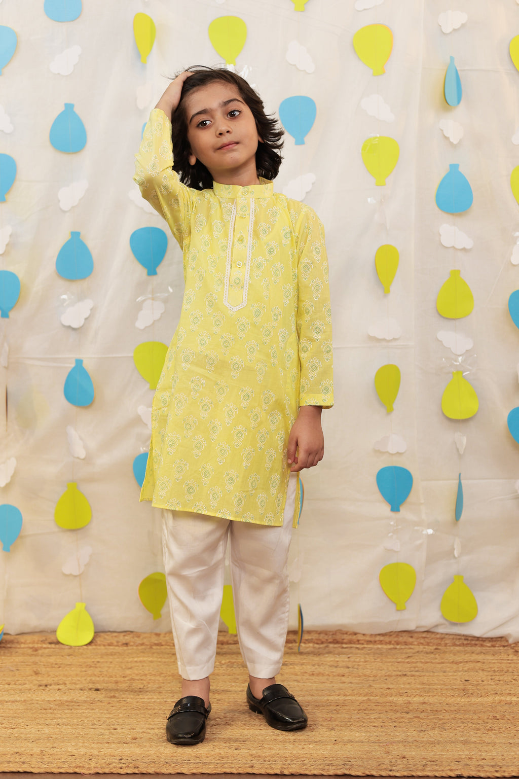 Yellow kurta set