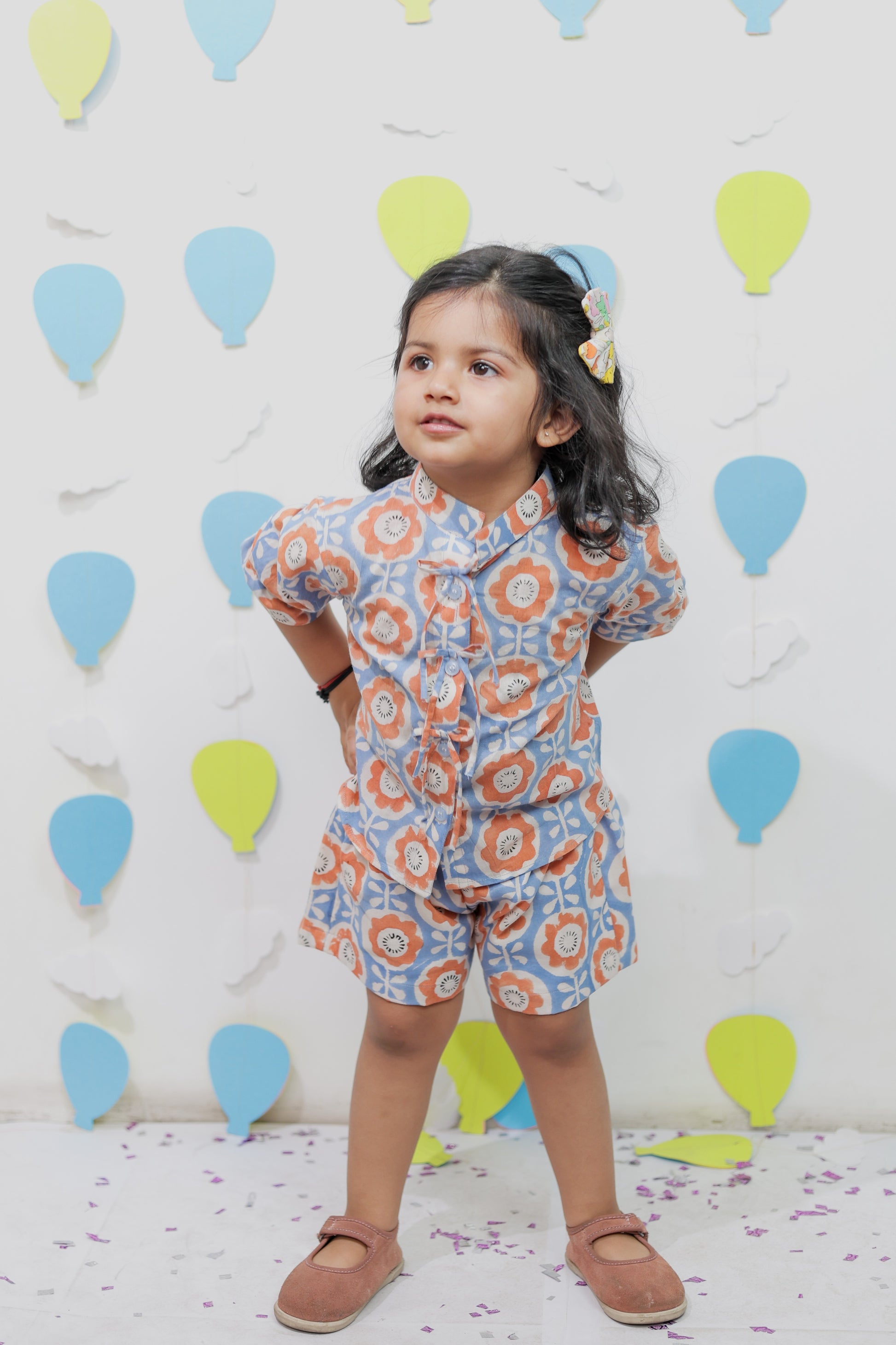 Blue Orange Co-ord set